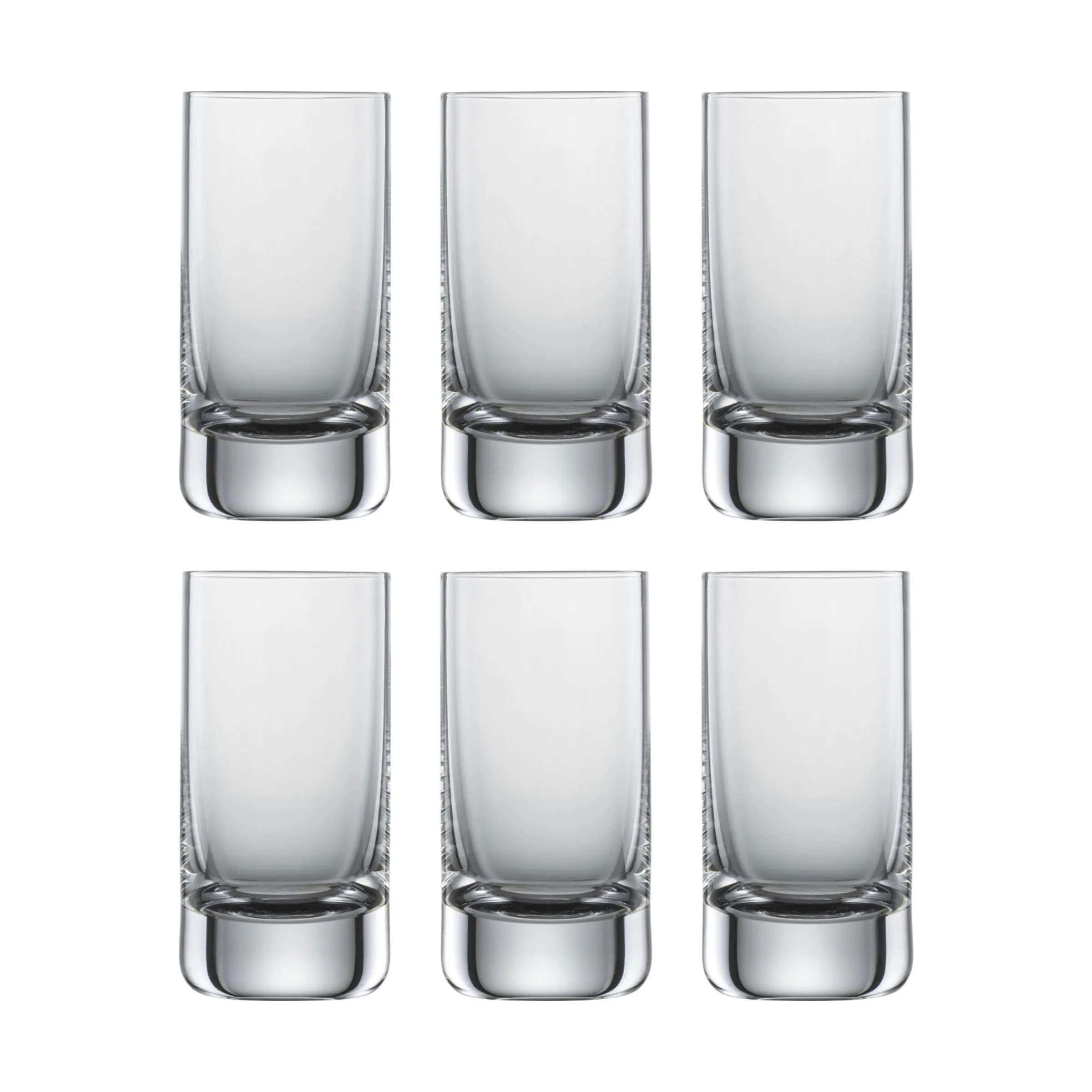 Simple Shotsglas - 6 stk., klar, large