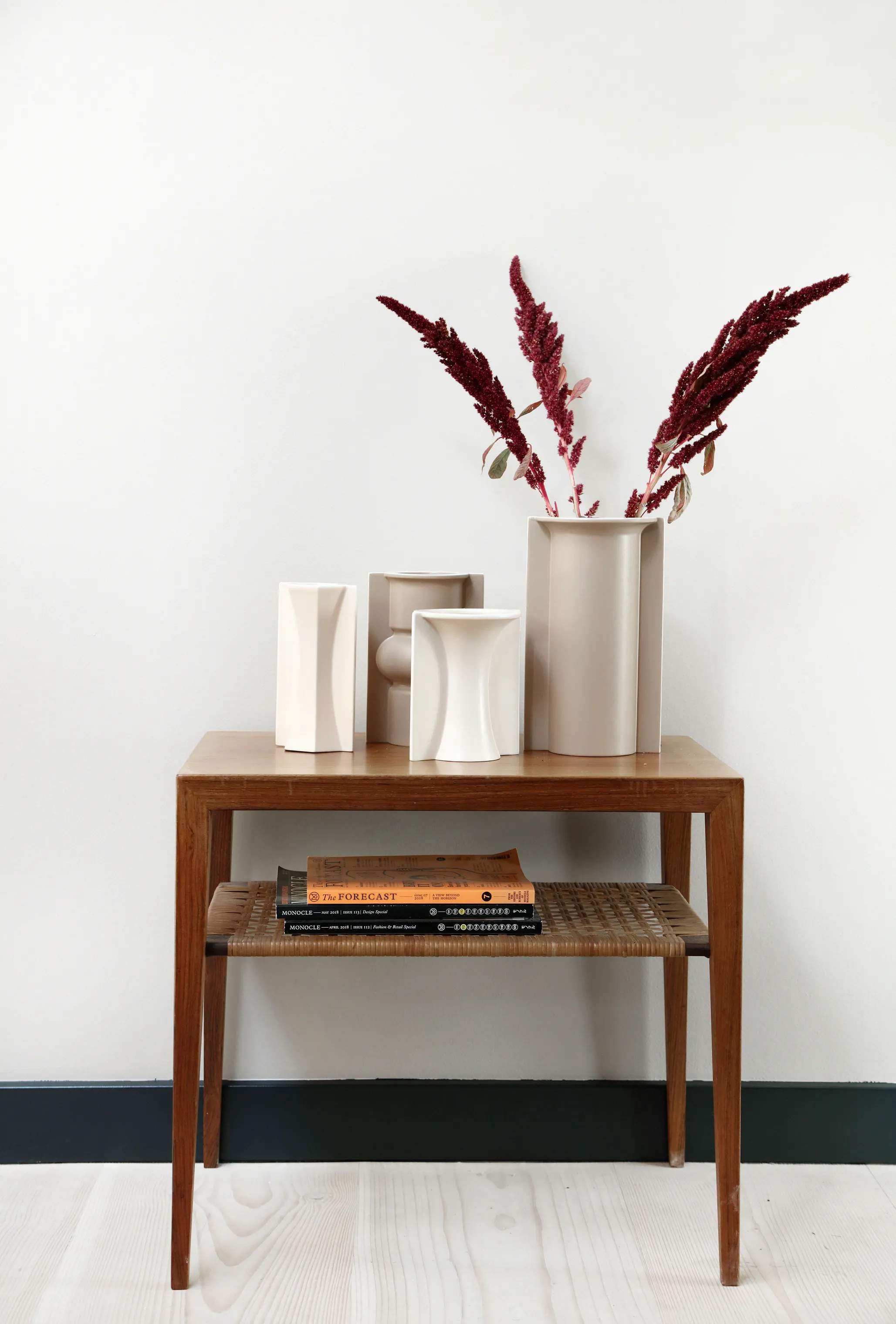 CASA Living Vaser Desert Home Vase i Mat mocca, 10,5 cm, 3