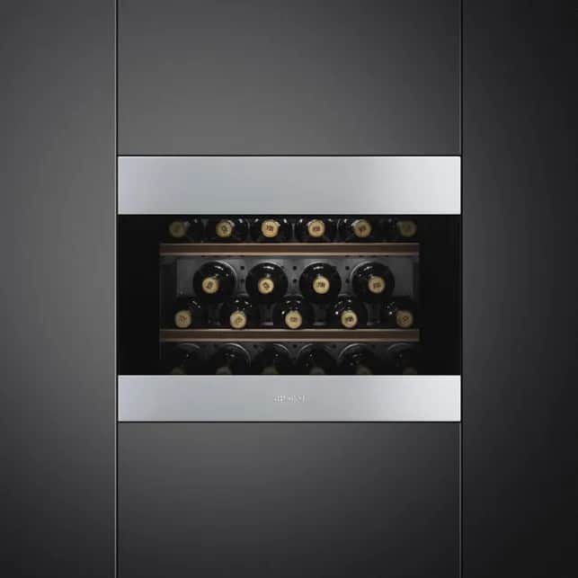 Smeg Vinkølere Classic Vinskab CVI321X3 i Stål, 2