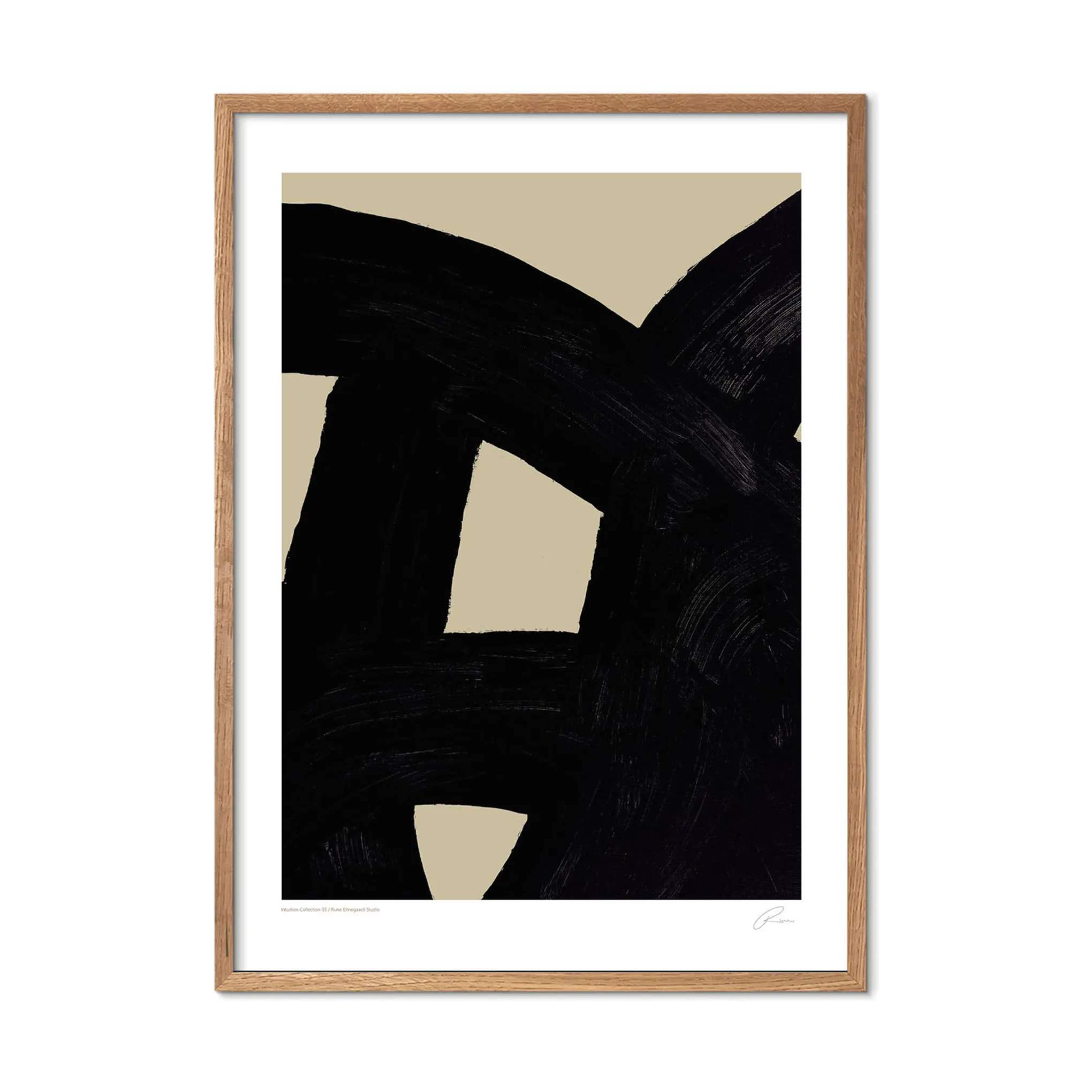 Poster&Frame Plakater Plakat - Intuition Collection 03 i B29,7 x L42 cm, 3
