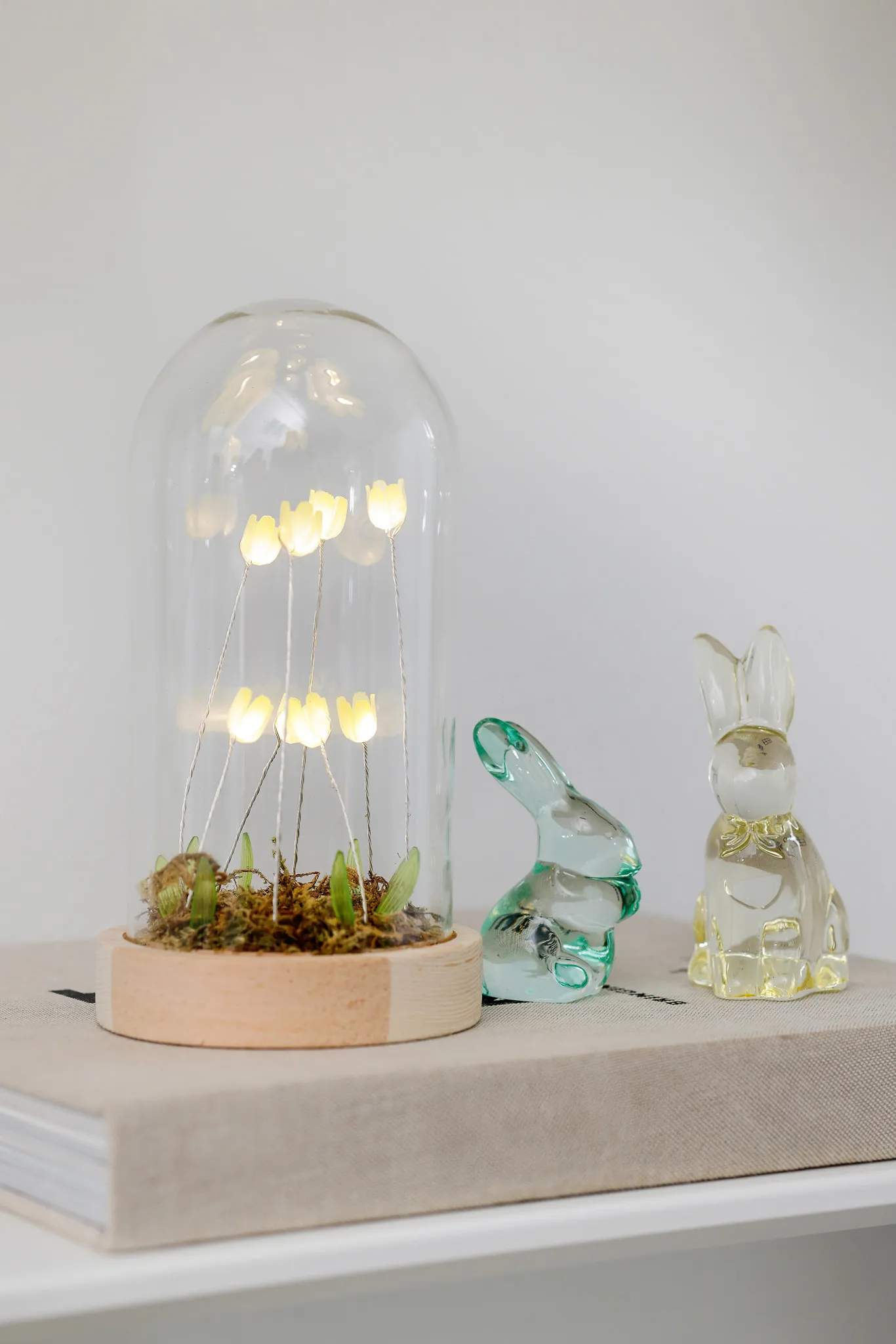 CASA Living Øvrigt interiør Dome med LED tulipaner i Lysegul, 2