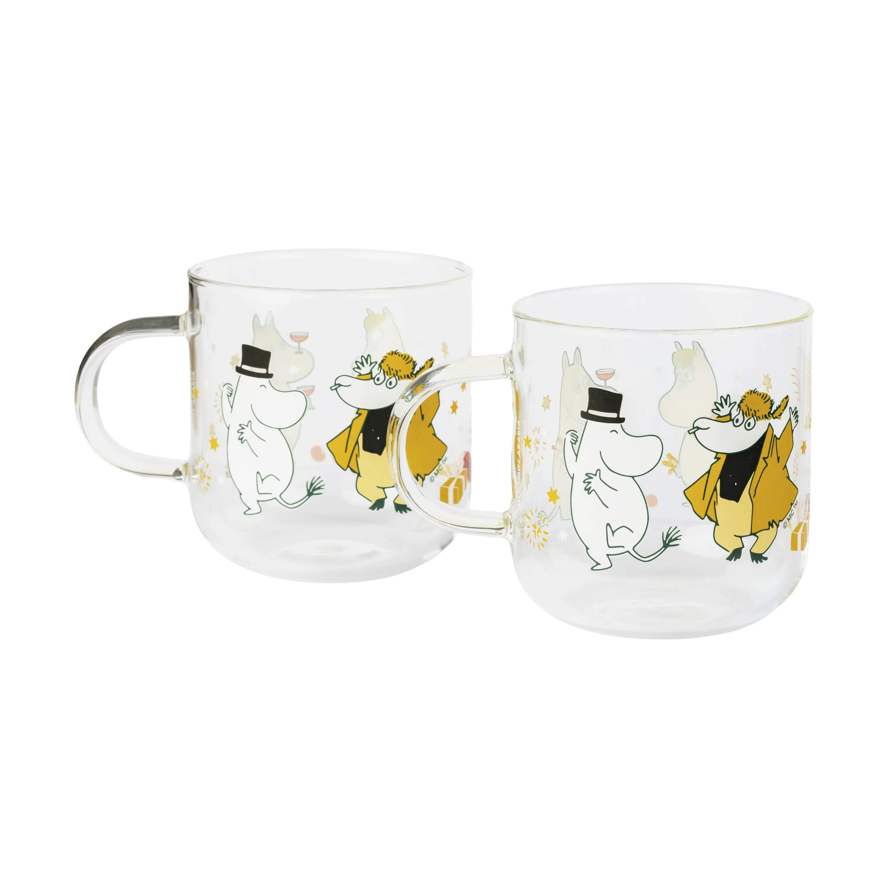 Moomin Arabia Vandglas Gift of Love Glas - 2 stk. i Klar, 2