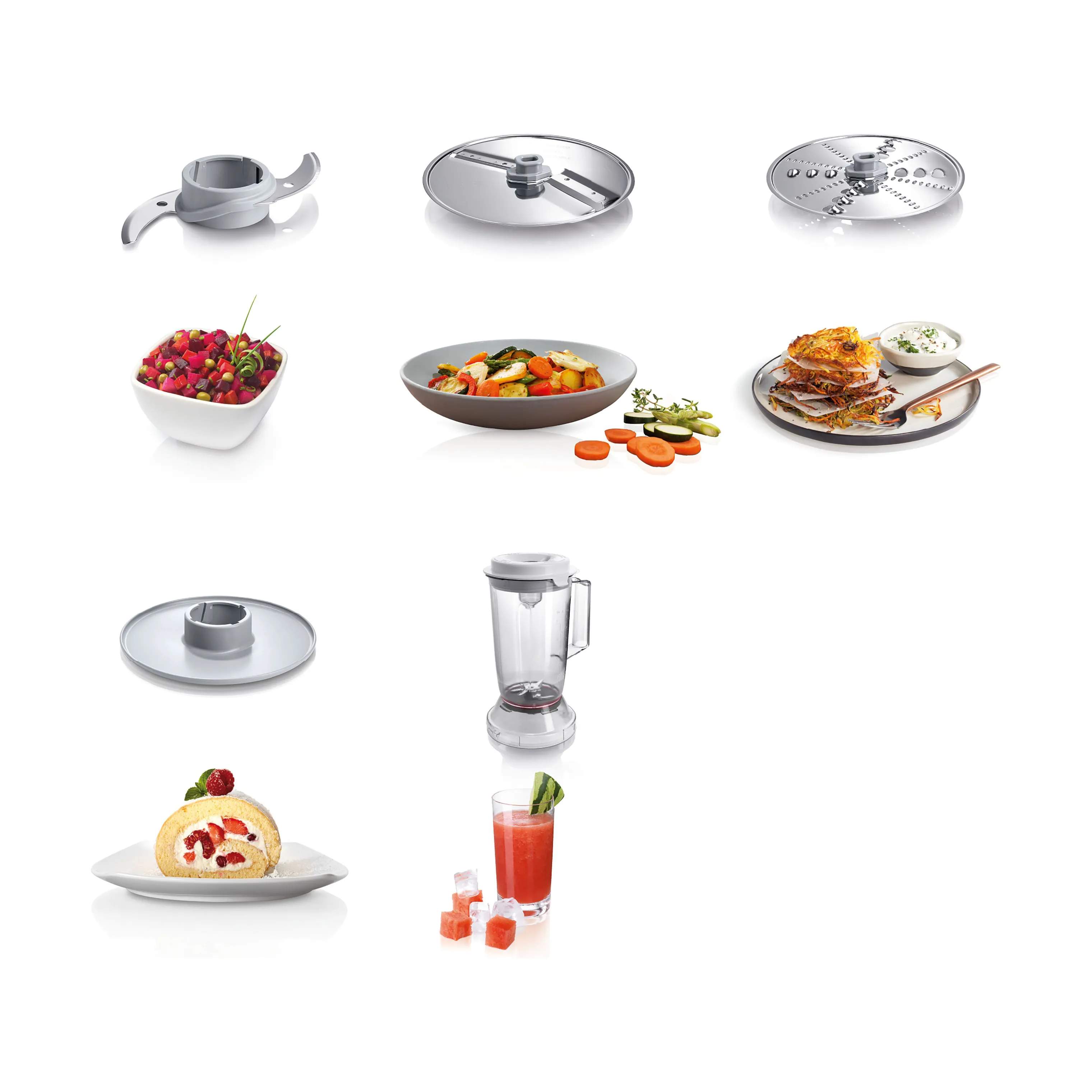 Bosch Foodprocessorer MultiTalent 3 Foodprocessor i Hvid, 5
