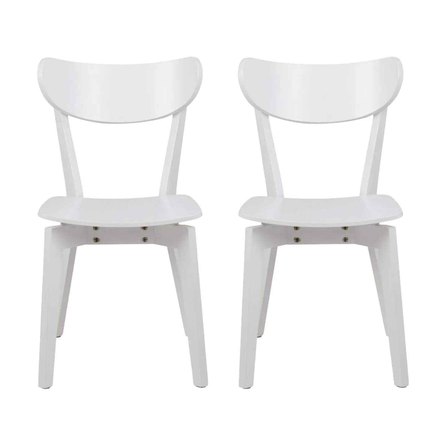 CASA Living Spisebordsstole Roxby Spisebordsstol - 2 stk. i Hvid, 1