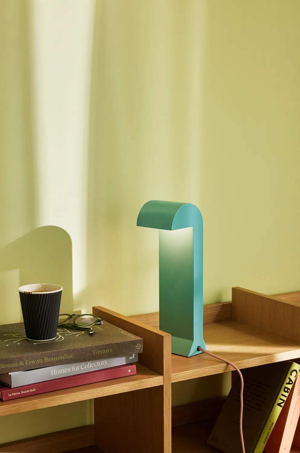 Hübsch Bordlamper Soothe Bordlampe i Blå, 3