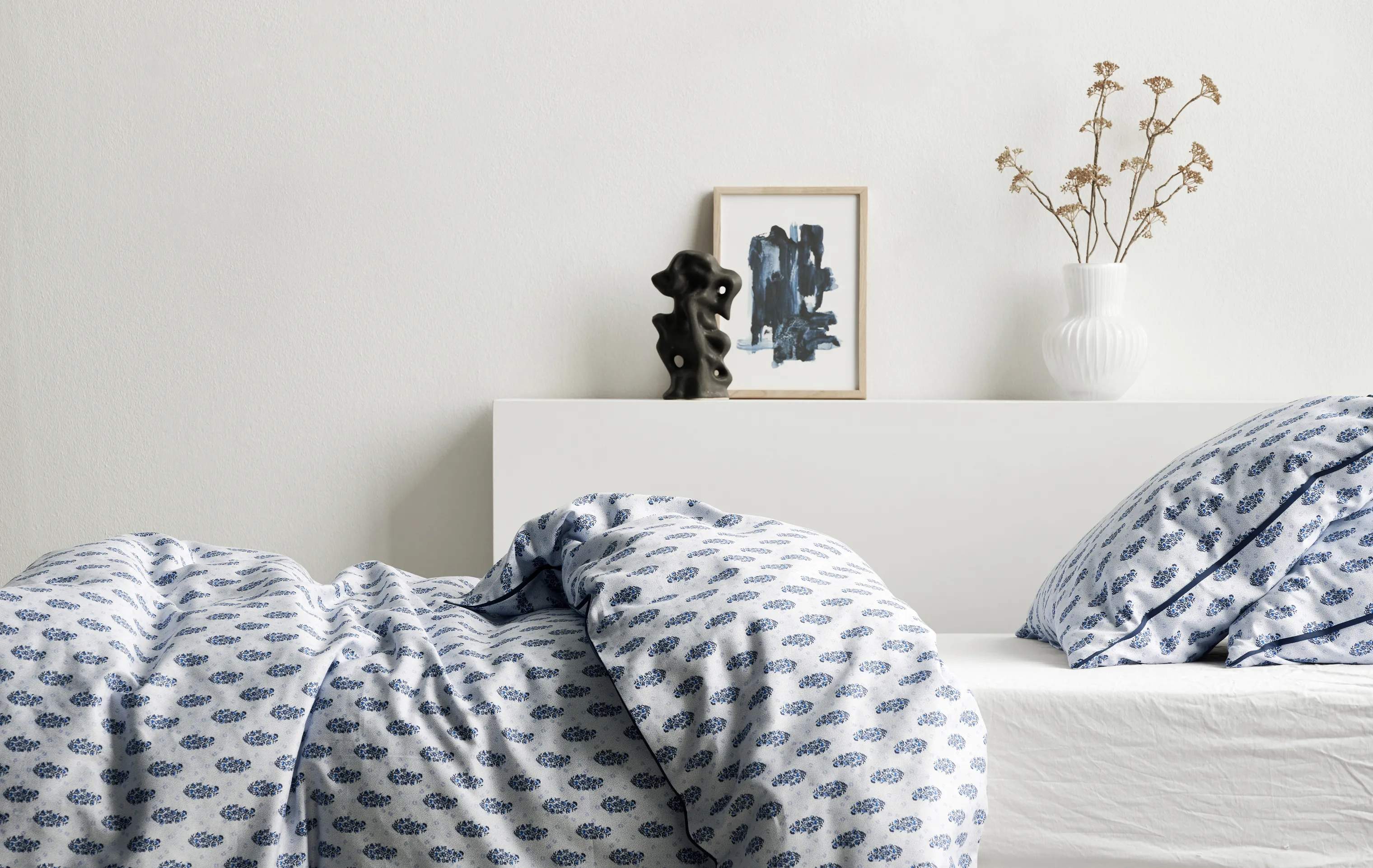 Södahl Sengetøj Organic Boheme Sengetøj i Linen blue, B140 x L200 cm, 2