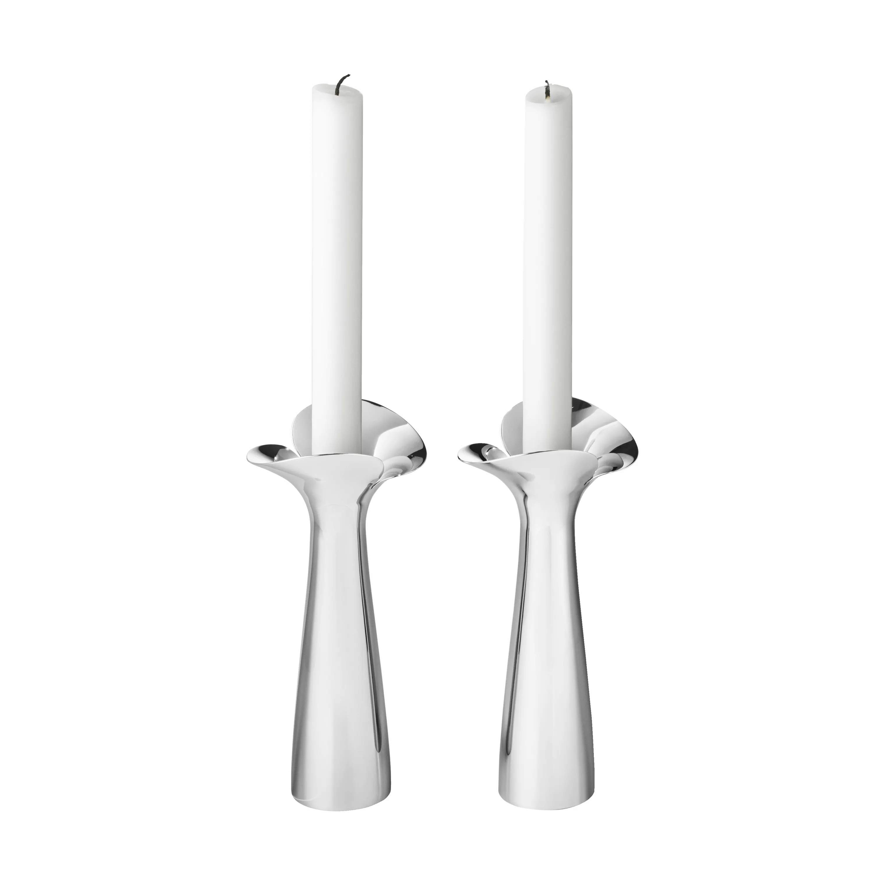 Georg Jensen kronelysestage Bloom Botanica Lysestage - 2 stk.