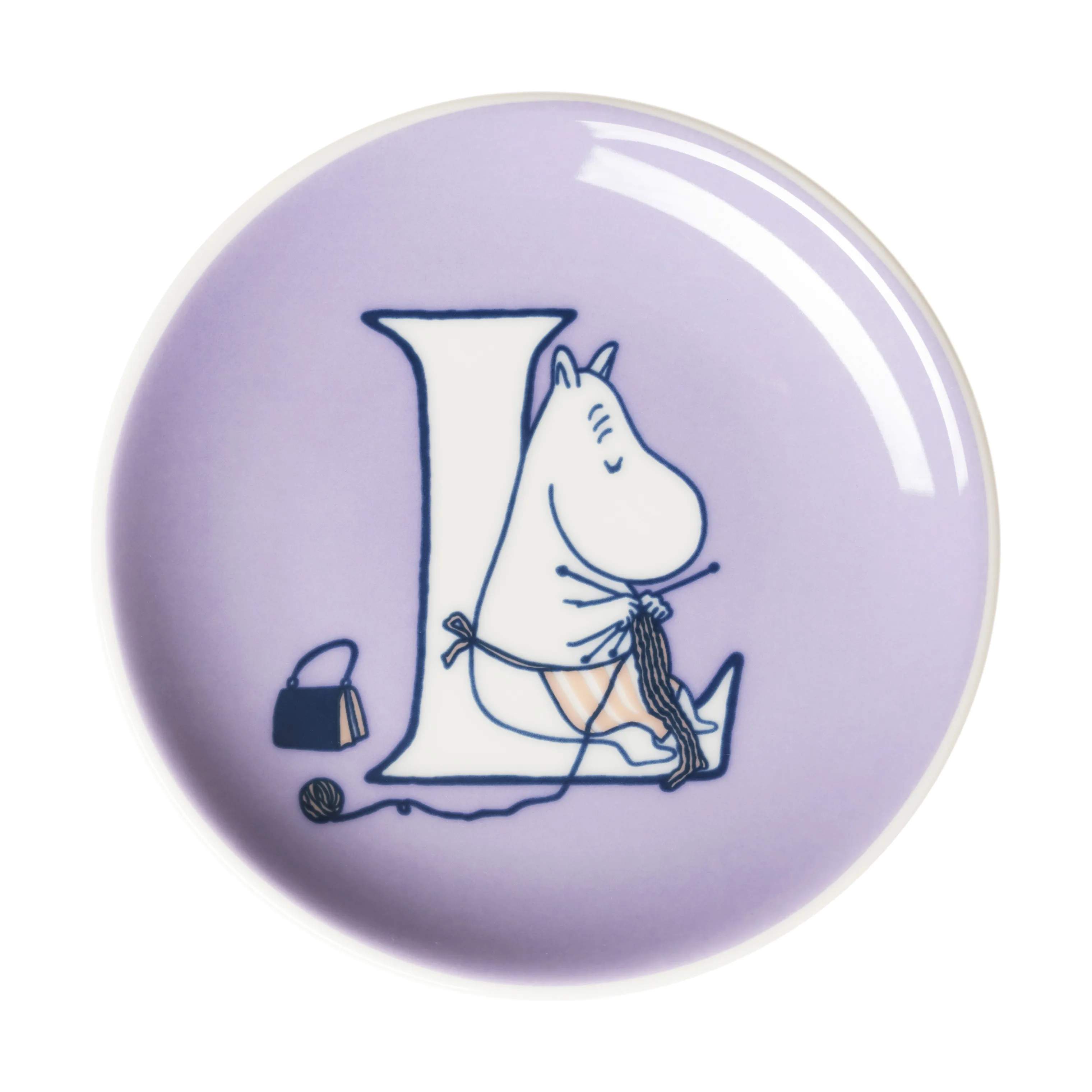 Moomin Arabia Kagetallerkener ABC Tallerken - L i l, 1