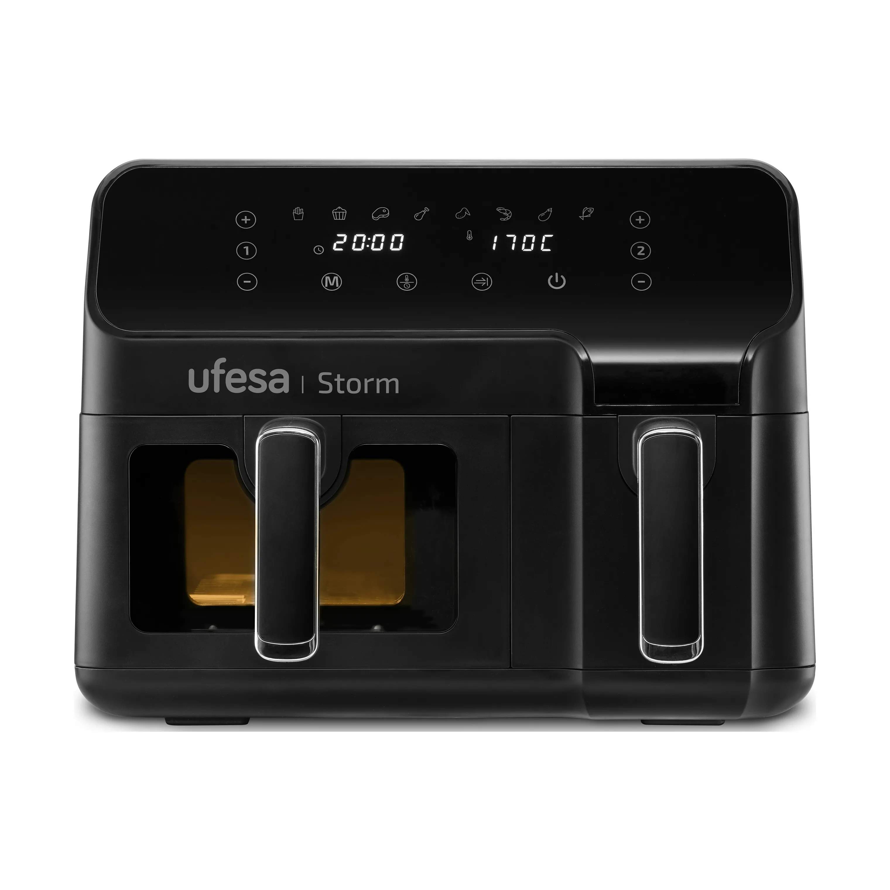 Ufesa Airfryers Storm Double Airfryer i Sort, 3