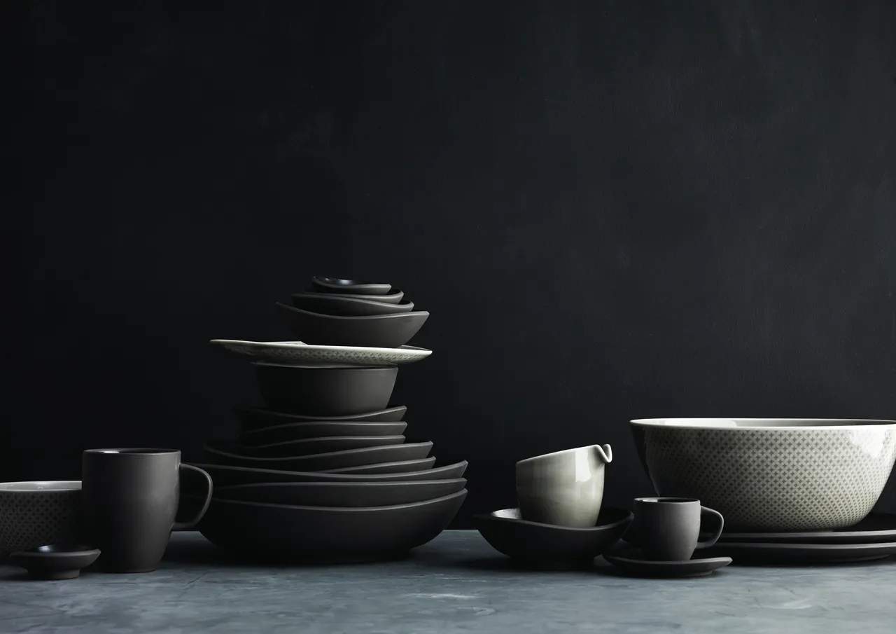 Rosenthal Mælke- og flødekander Junto Flødekande i Perlegrå, 3