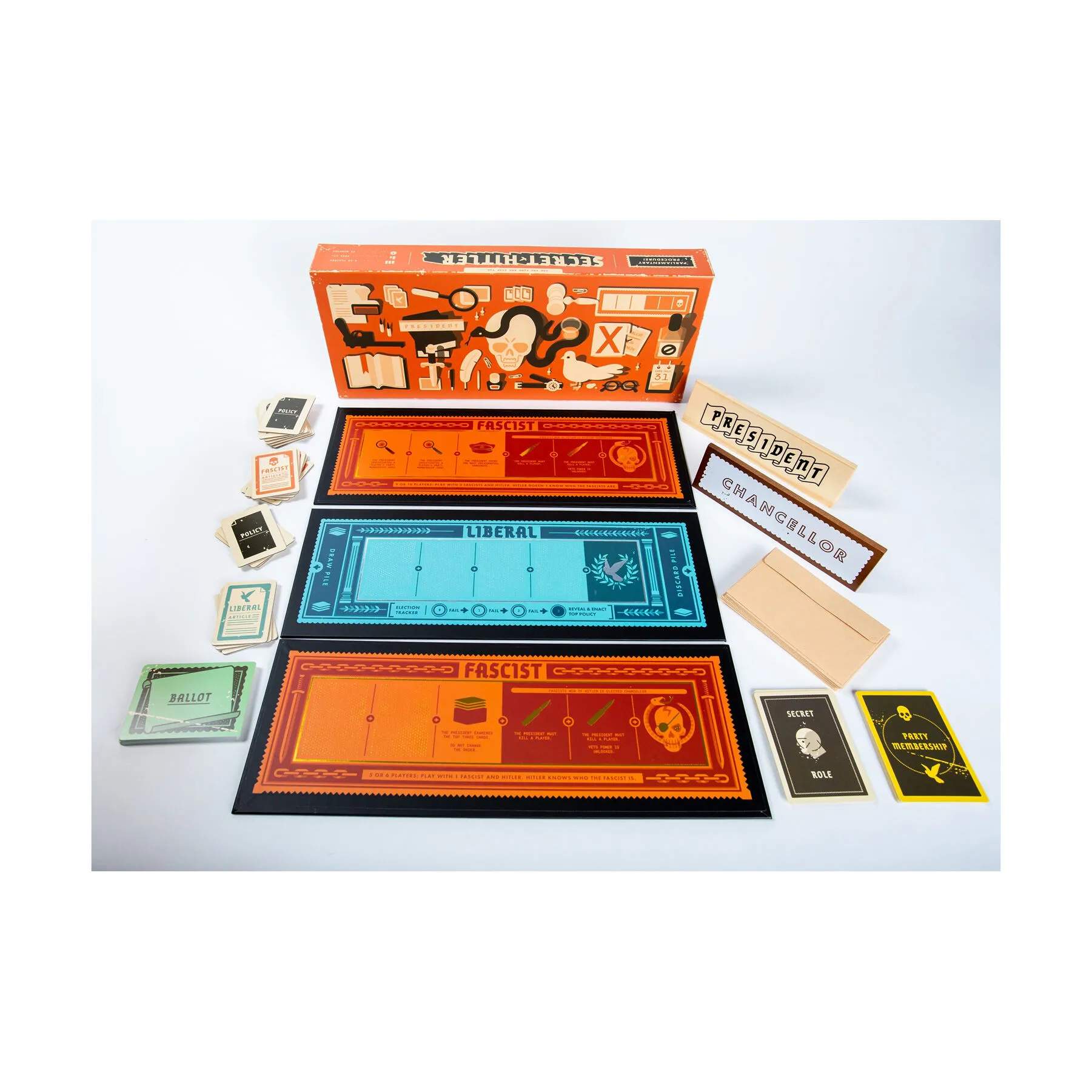 Spilbræt Spil Brætspil - Secret Hitler i Multifarvet, 3