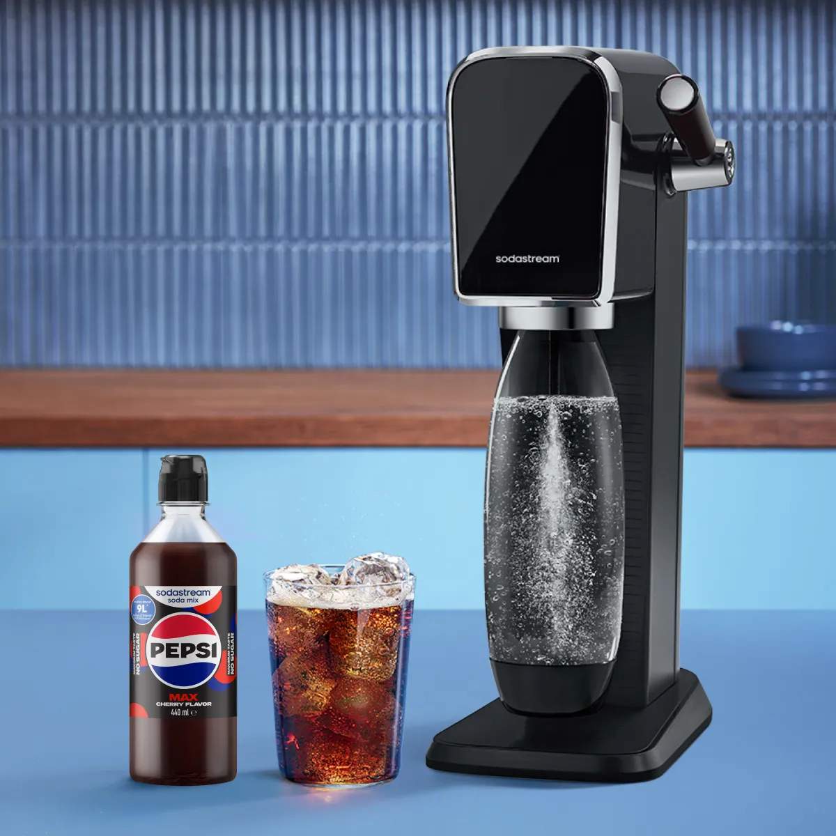 SodaStream Smagskoncentrater Sirup - Pepsi Max Cherry i Pepsi Max Cherry, 4