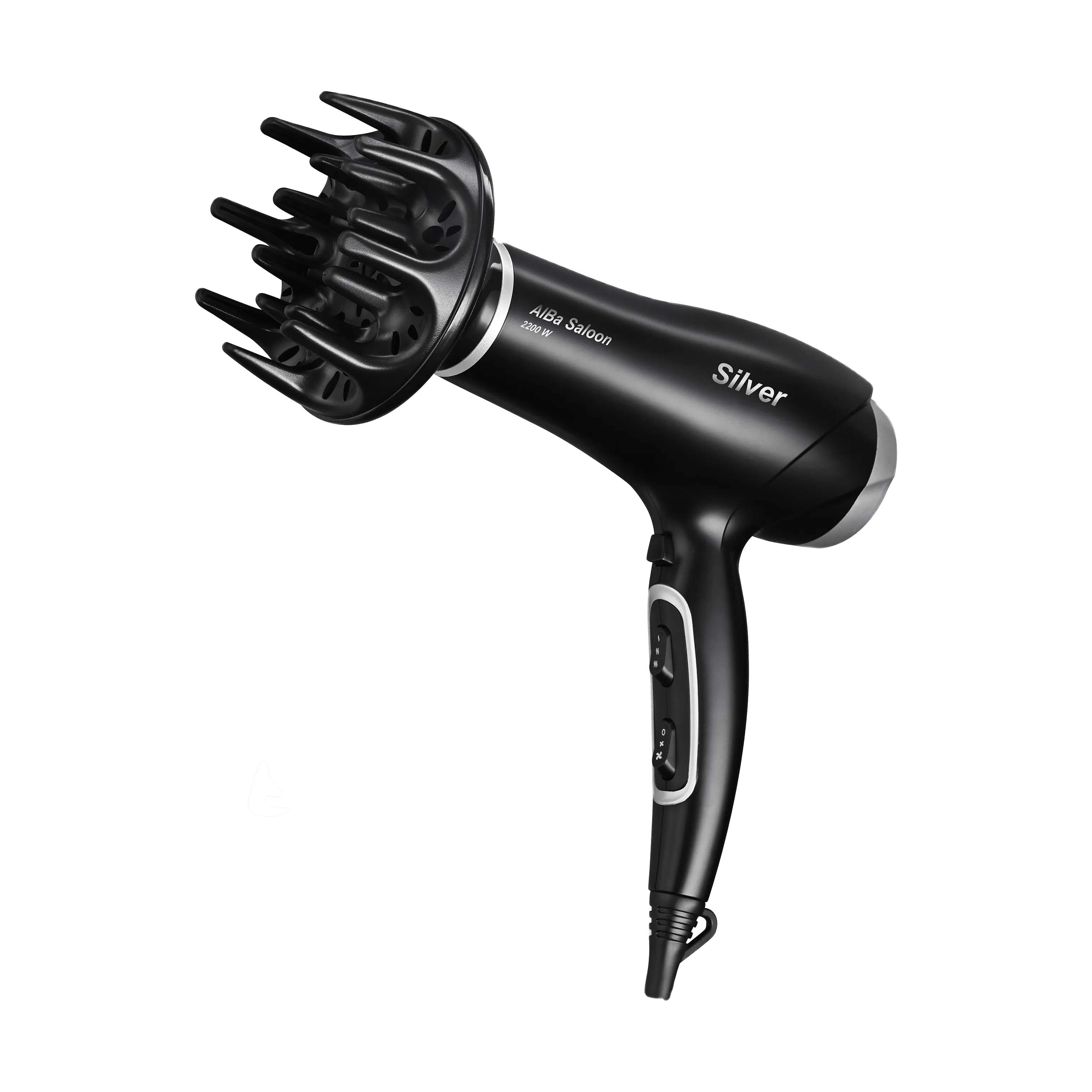 AlBaline Hårtørrere Salon Hårtørrer H410DI i Sort, 2