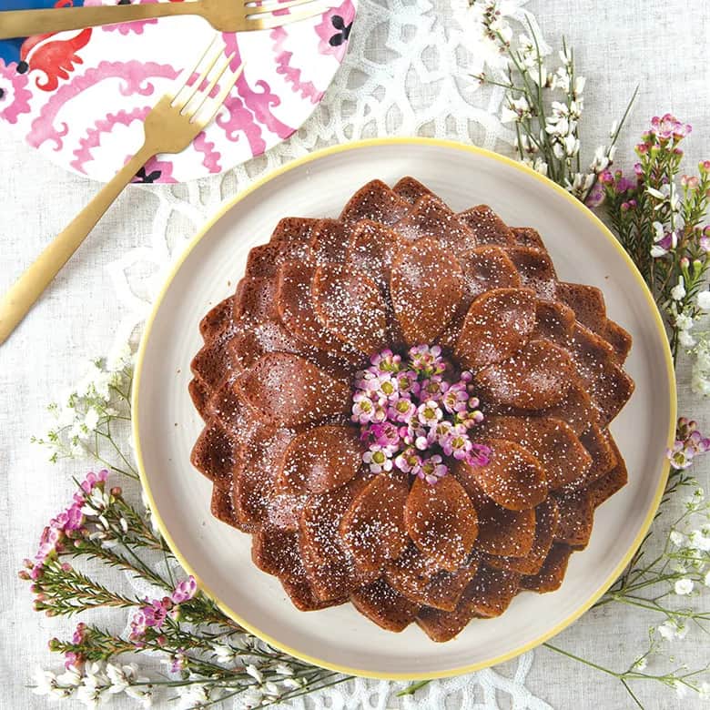 Nordic Ware Øvrige bageforme Blossom Bundt Kageform i Kobberfarvet, 2