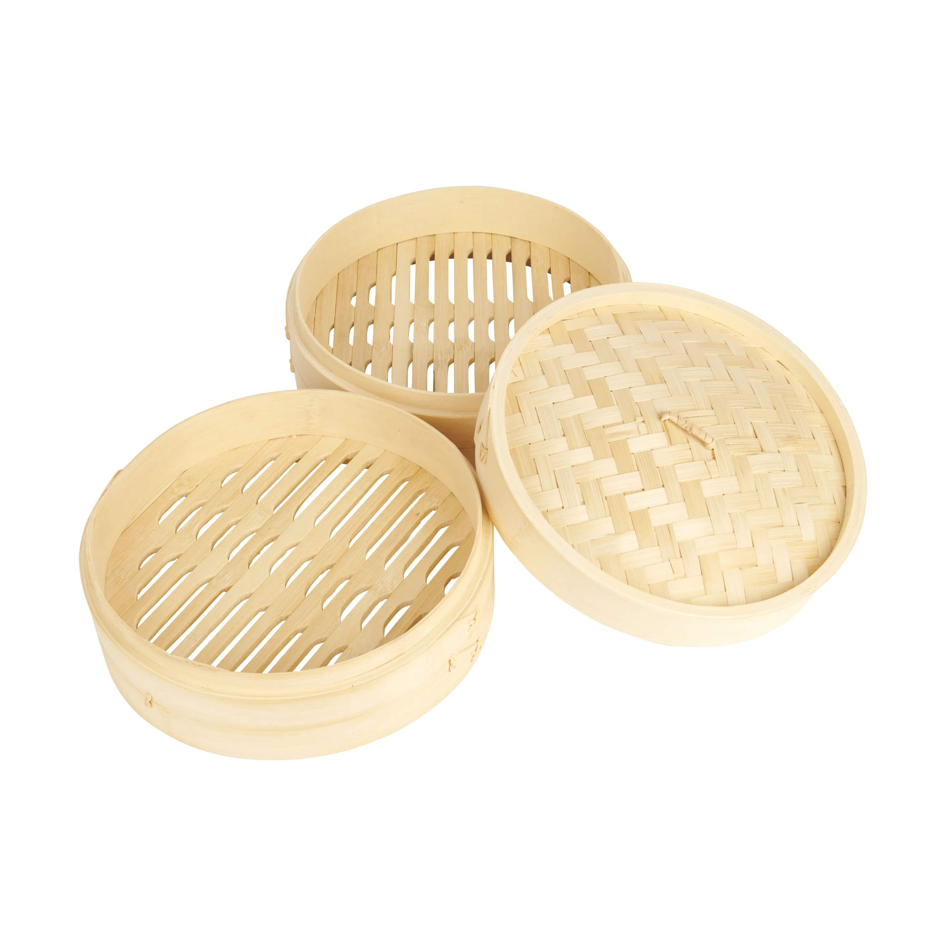 KitchenCraft Øvrigt køkkengrej World of Flavours Bambus Damper i 25 cm, 4
