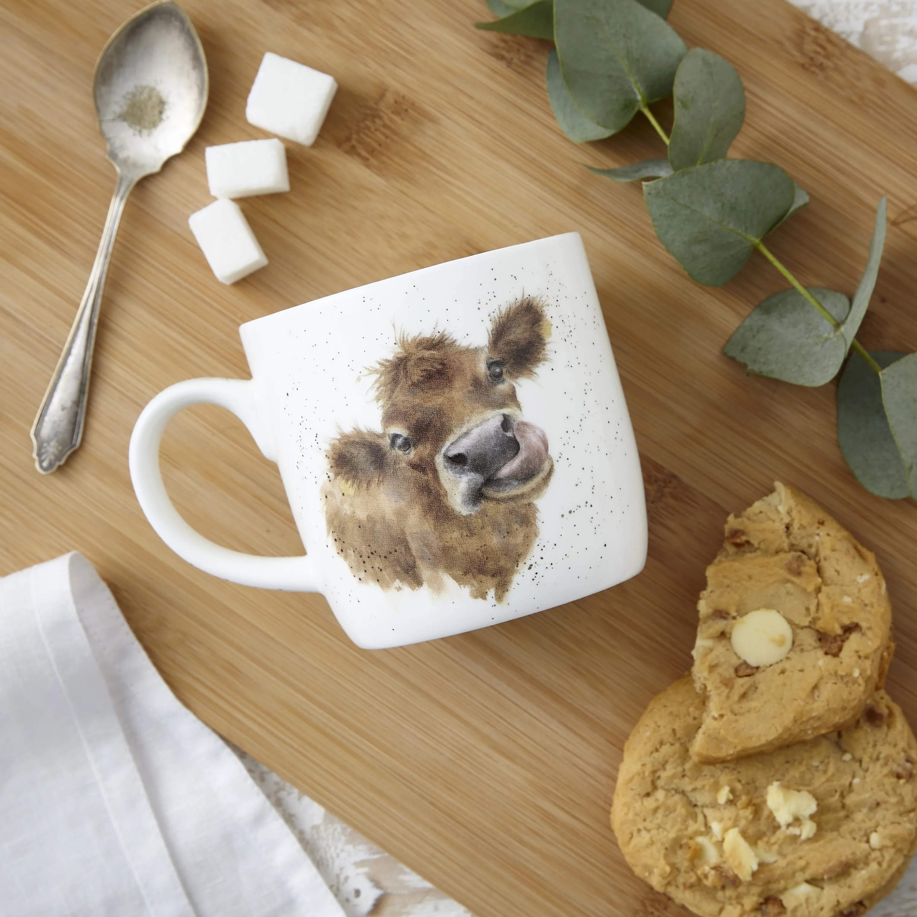 Royal Worcester Krus og kopper med hank Wrendale Krus - Mooo i Ko, 3