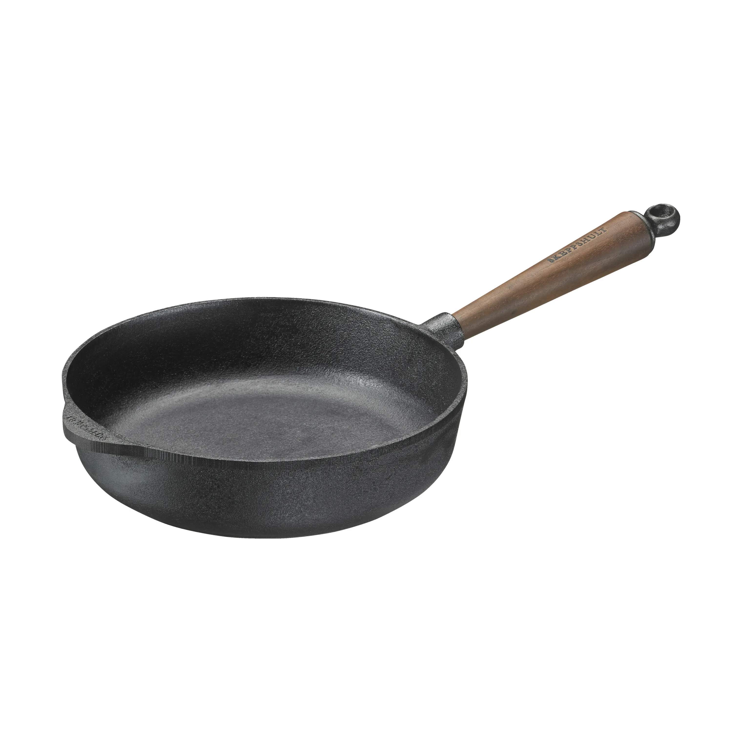 Skeppshult Stegepander Walnut Stegepande i Sort/Træ, 25 cm, 2