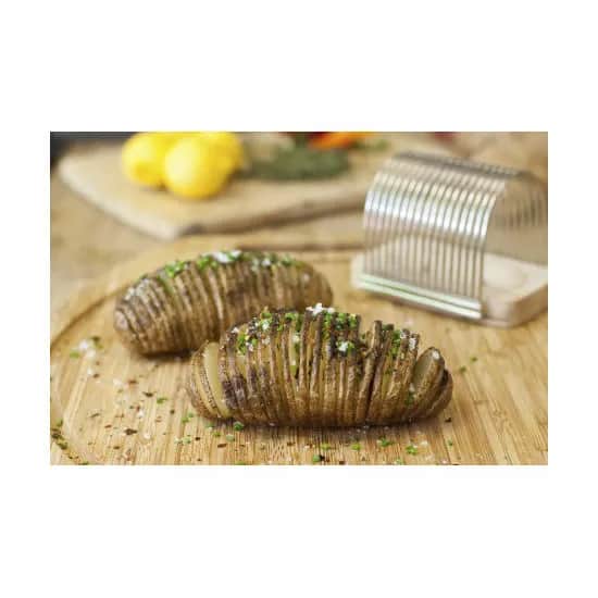 Barbecue Masters Grillredskaber Hasselback Kartoffelholder i Stål, 2
