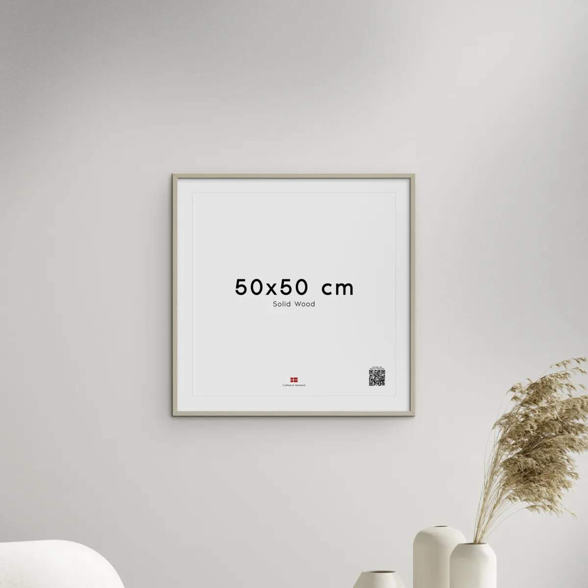 Poster&Frame Billedrammer Billedramme i Cashmere Grå, B50 x L50 cm, 4