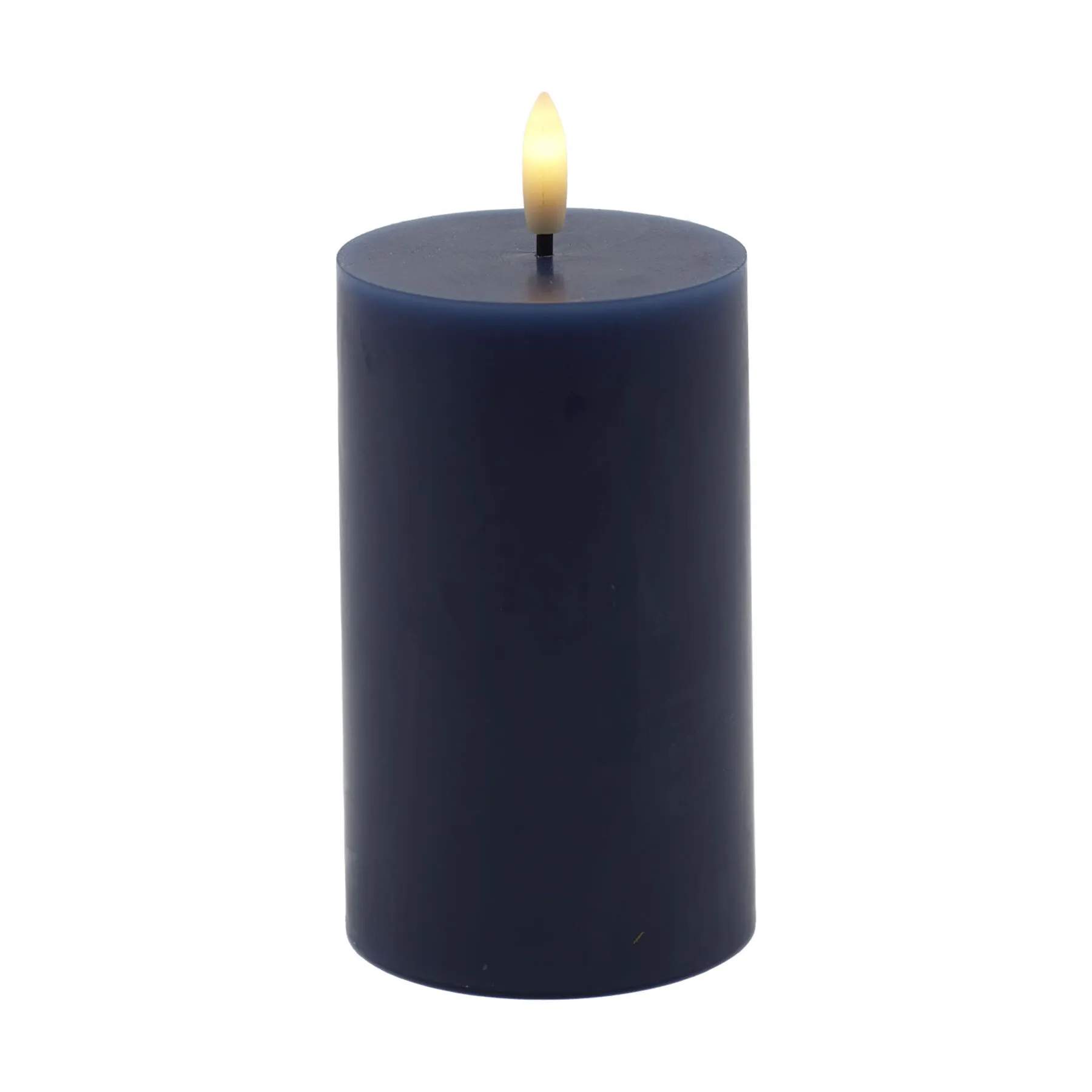 Sirius LED-lys Sille Genopladelig Sille LED Bloklys i Mørkeblå, 12 cm, 1