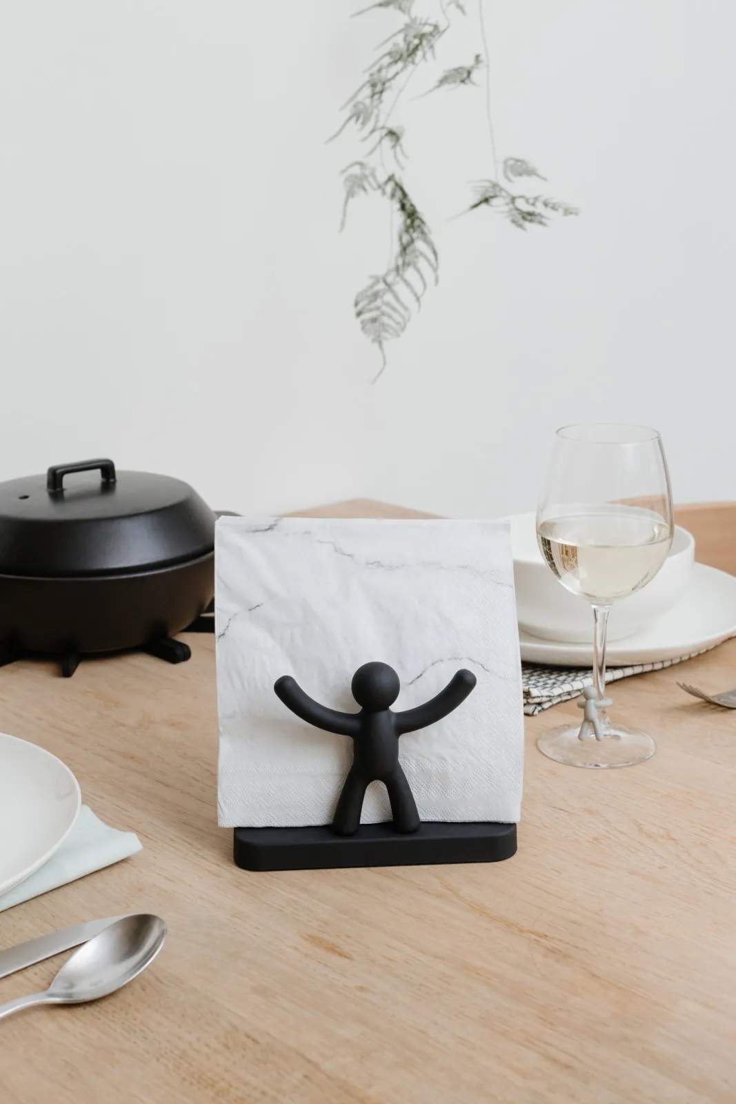 Umbra Servietringe og -holdere Buddy Servietholder i Sort, 2