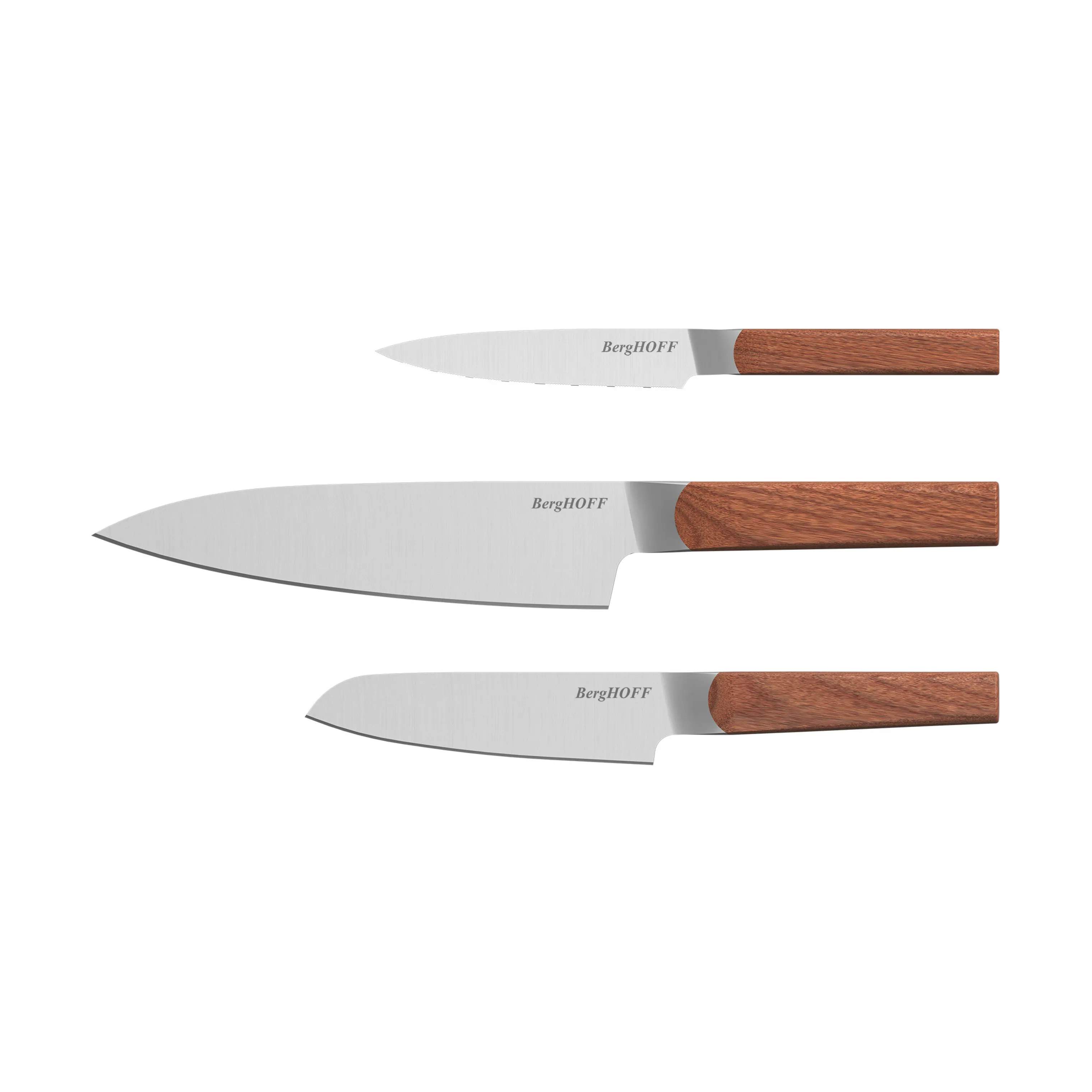 BergHOFF Knivsæt ION Knivsæt - 3 dele i Brun, 1