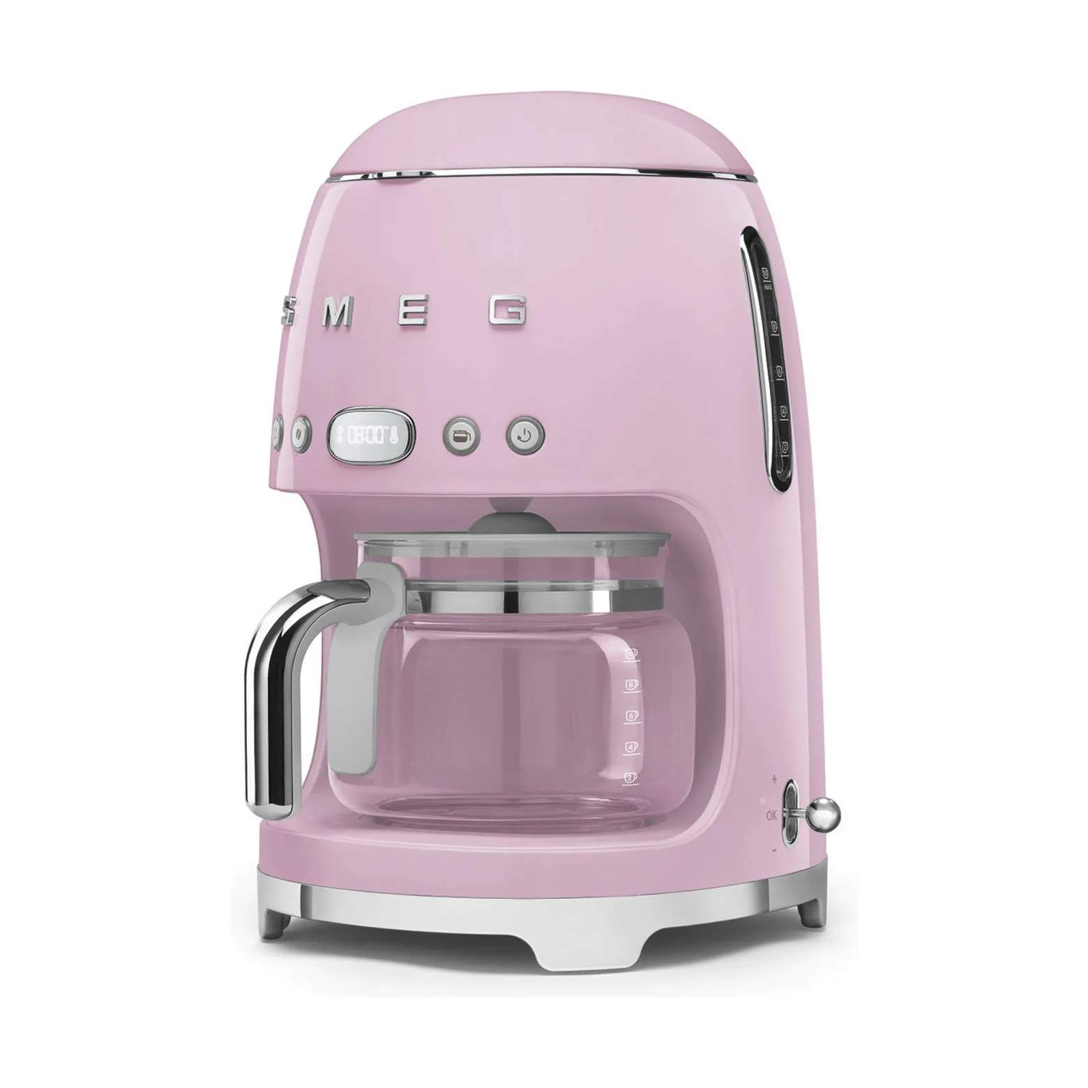 Smeg Kaffemaskiner 50's Style Kaffemaskine DCF02PKEU i Pink, 2