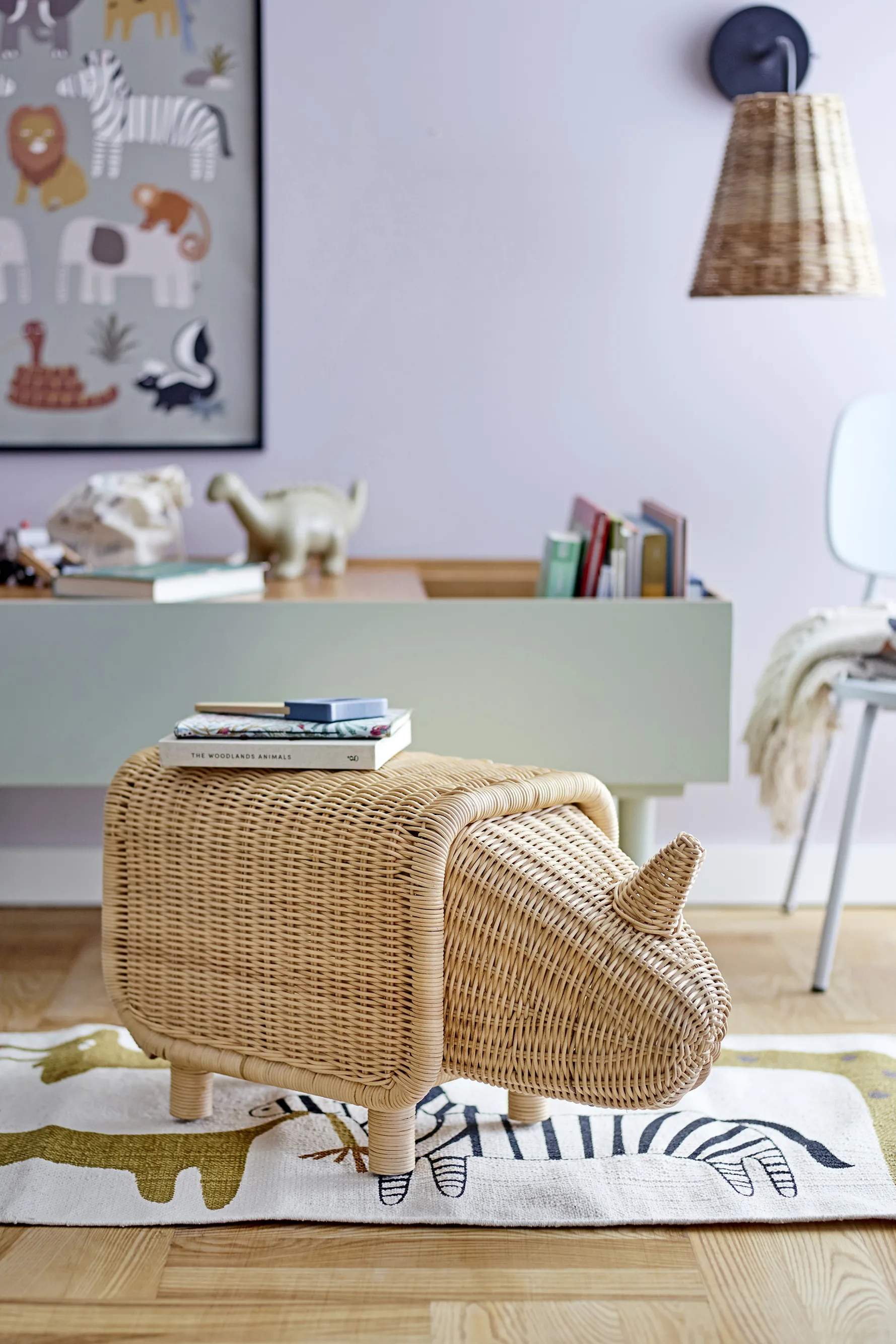 Bloomingville Skamler Soffe Taburet i natur, 2