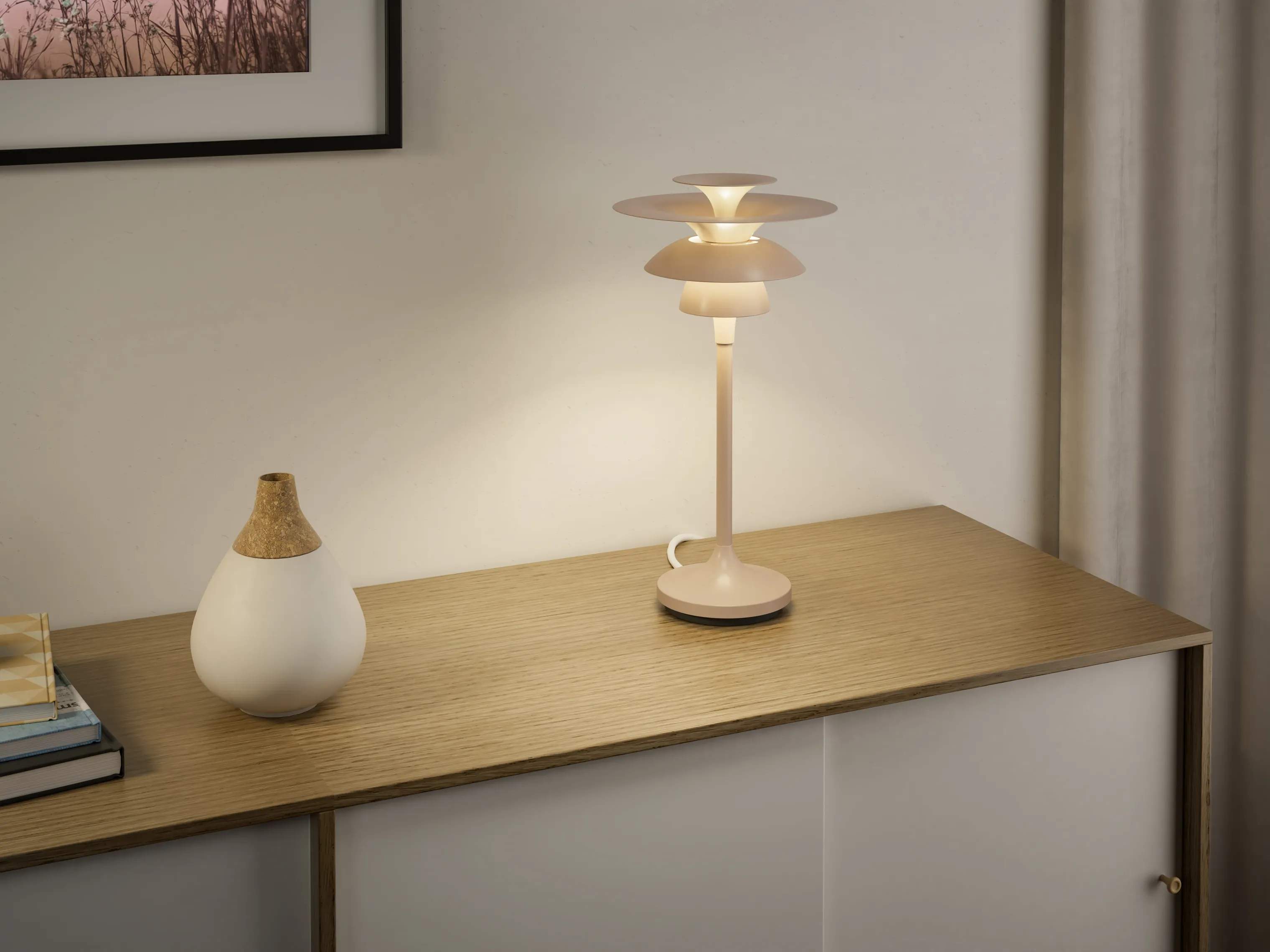 Belid Bordlamper Picasso Bordlampe i Beige, 34,8 cm, 2