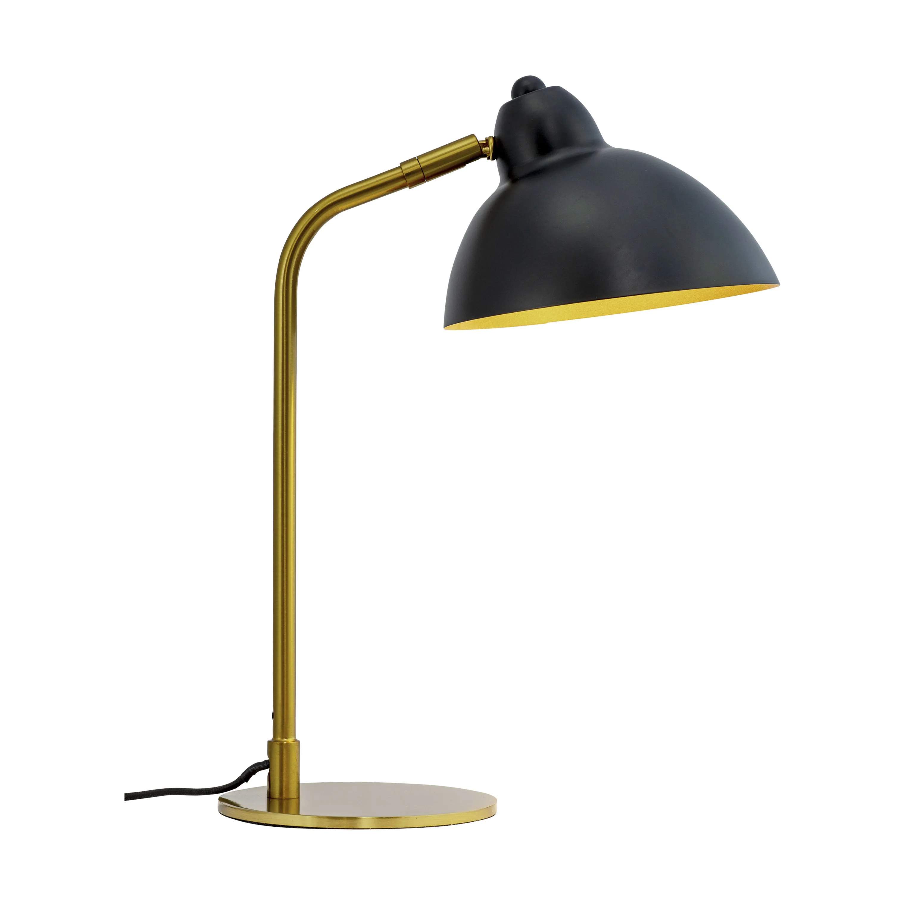 Dyberg Larsen Bordlamper Futura Bordlampe i Sort/ messing, 1