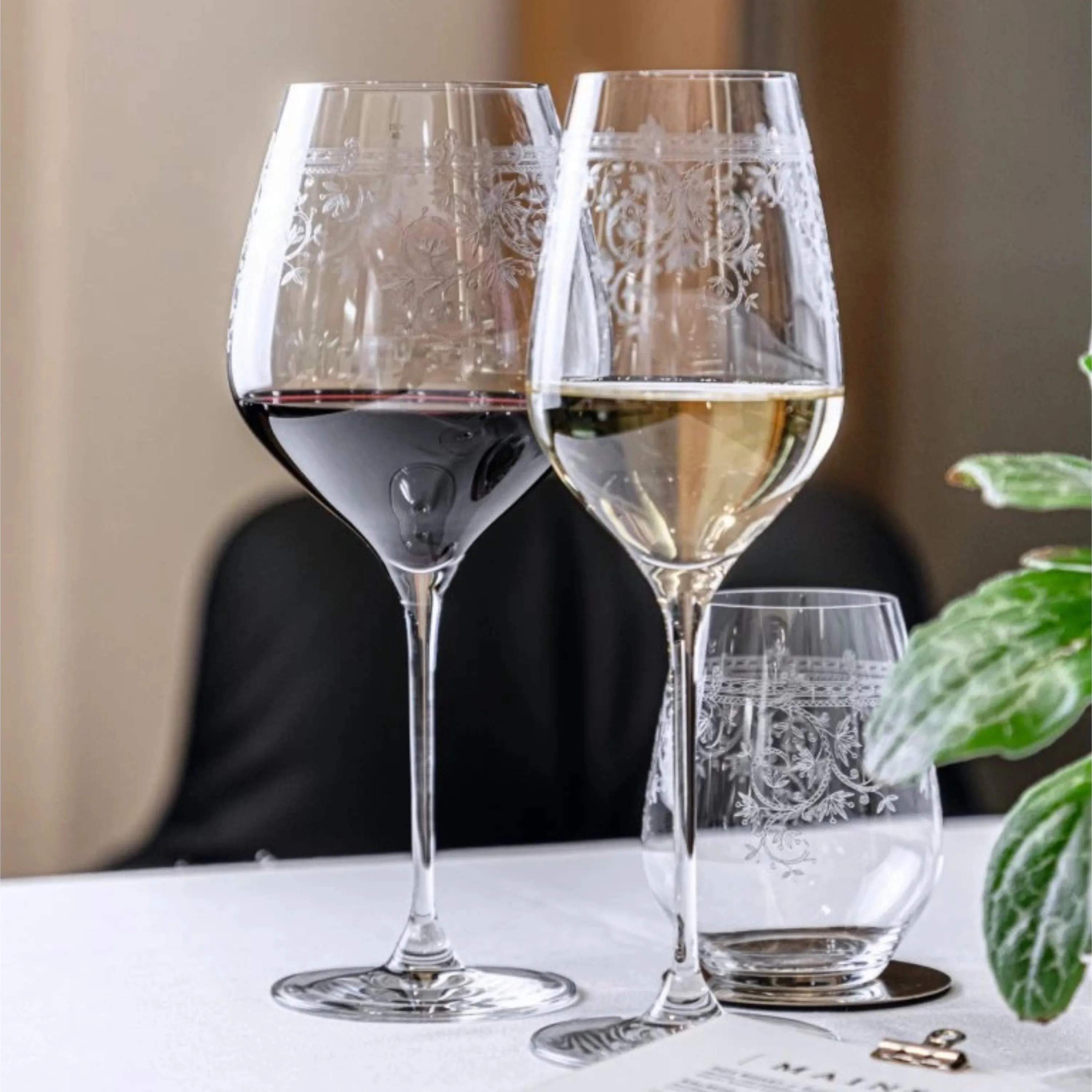 Spiegelau Rødvinsglas Arabesque Bordeauxglas - 2 stk. i KLAR, 2