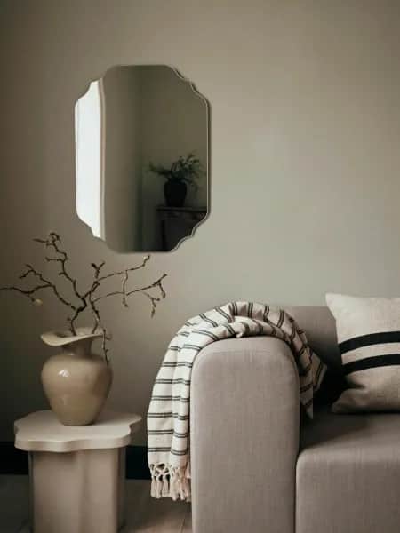 Broste Copenhagen Vaser Florentina Vase i Beige, H22,5 x Ø16 cm, 2