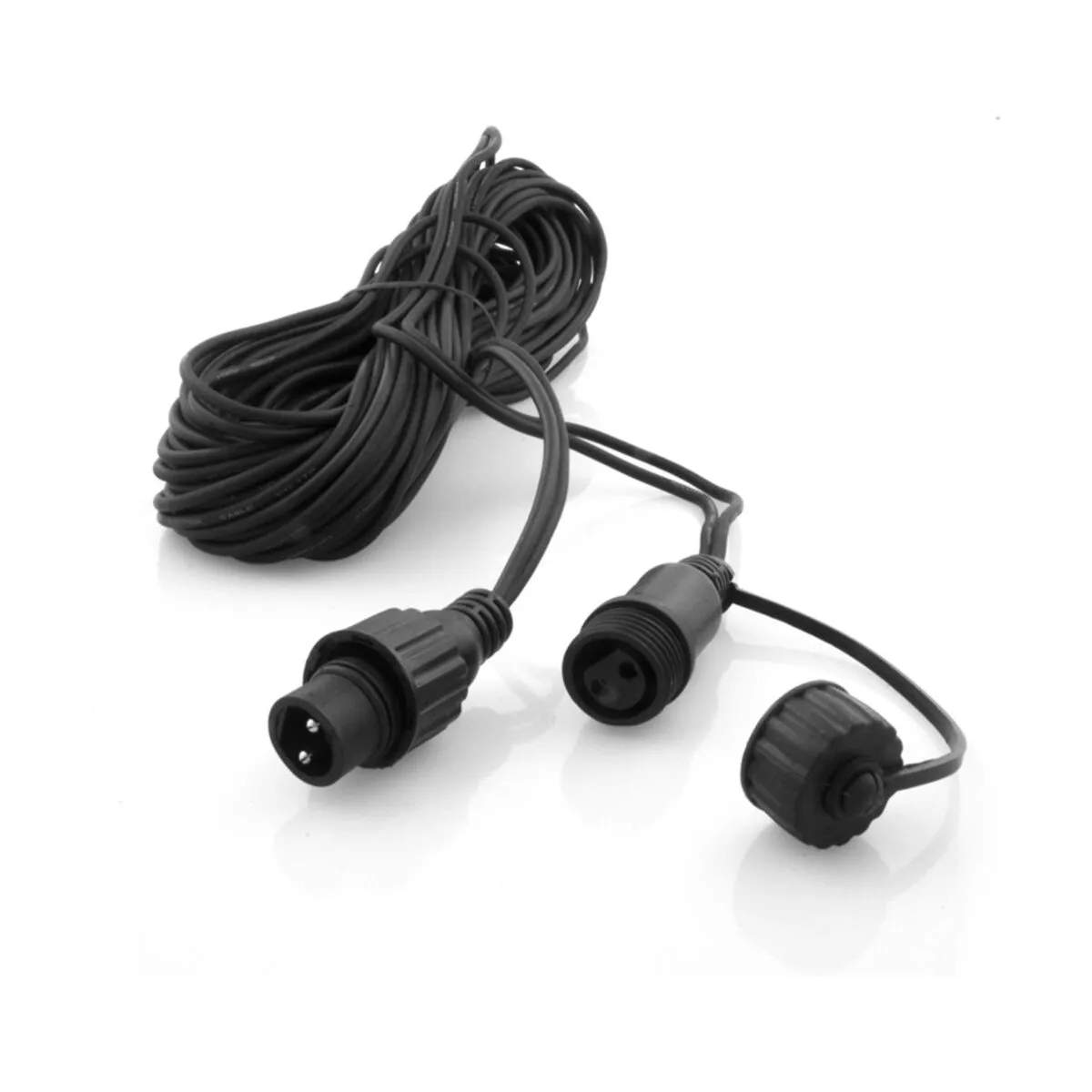 Sirius Lyskæder Tech-Line Forlænger i Sort, 1