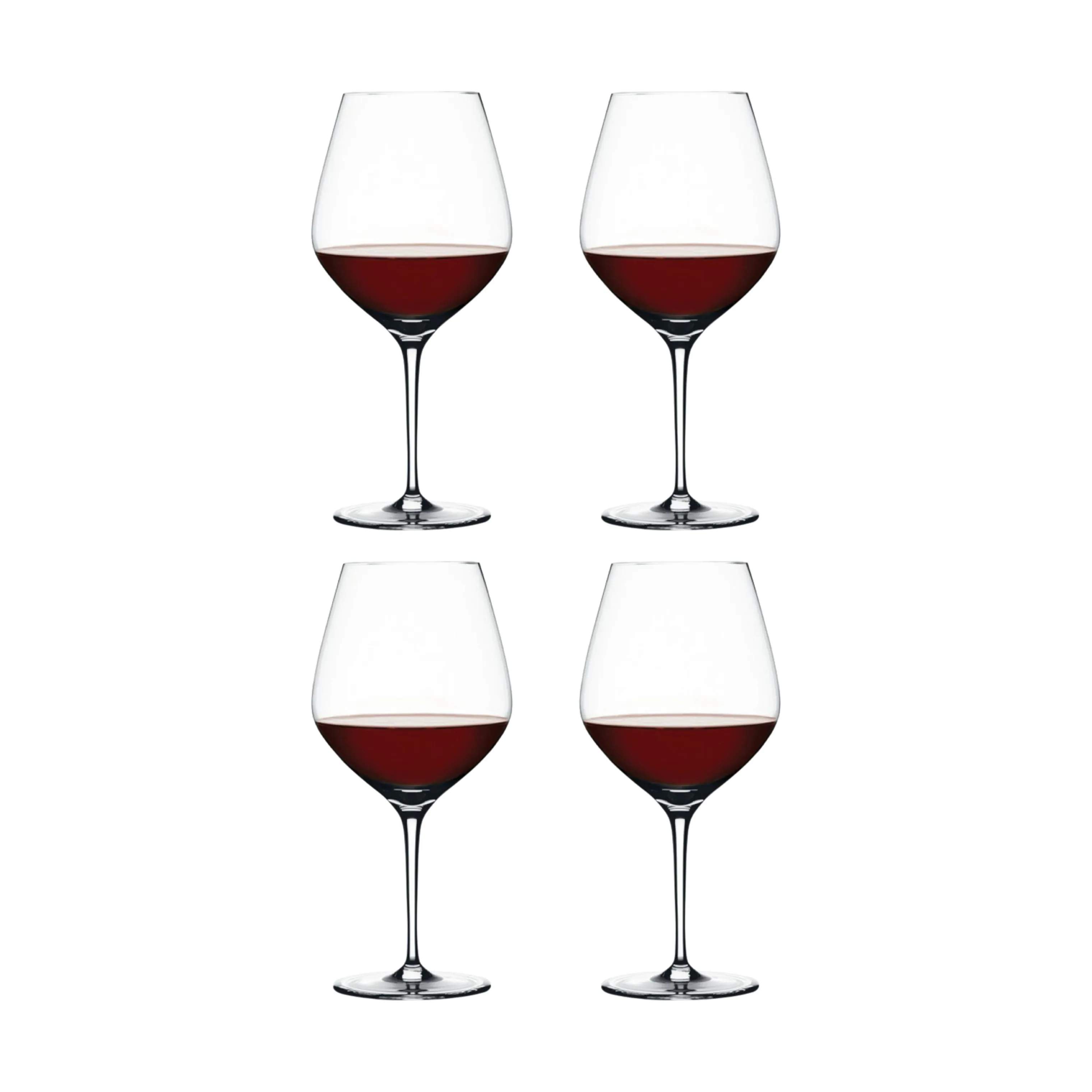Spiegelau Rødvinsglas Authentis Bourgogneglas - 4 stk. i Klar, 75 cl, 1