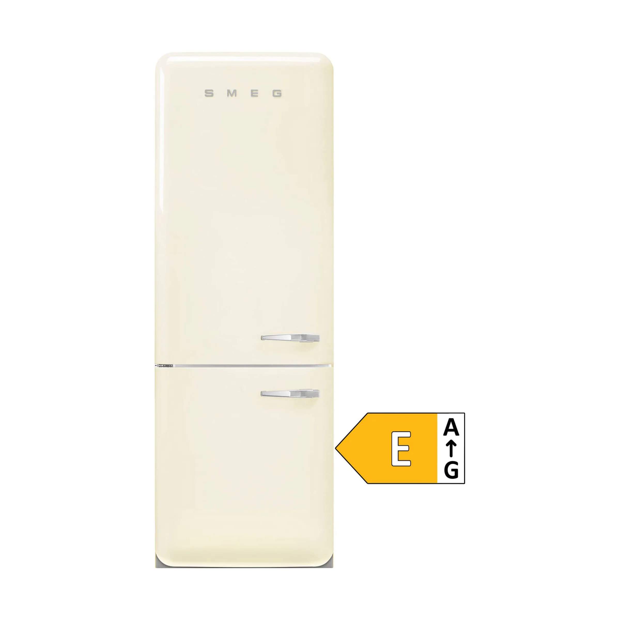 Smeg Køleskabe 50's Style Kølefryseskab i Creme, 1