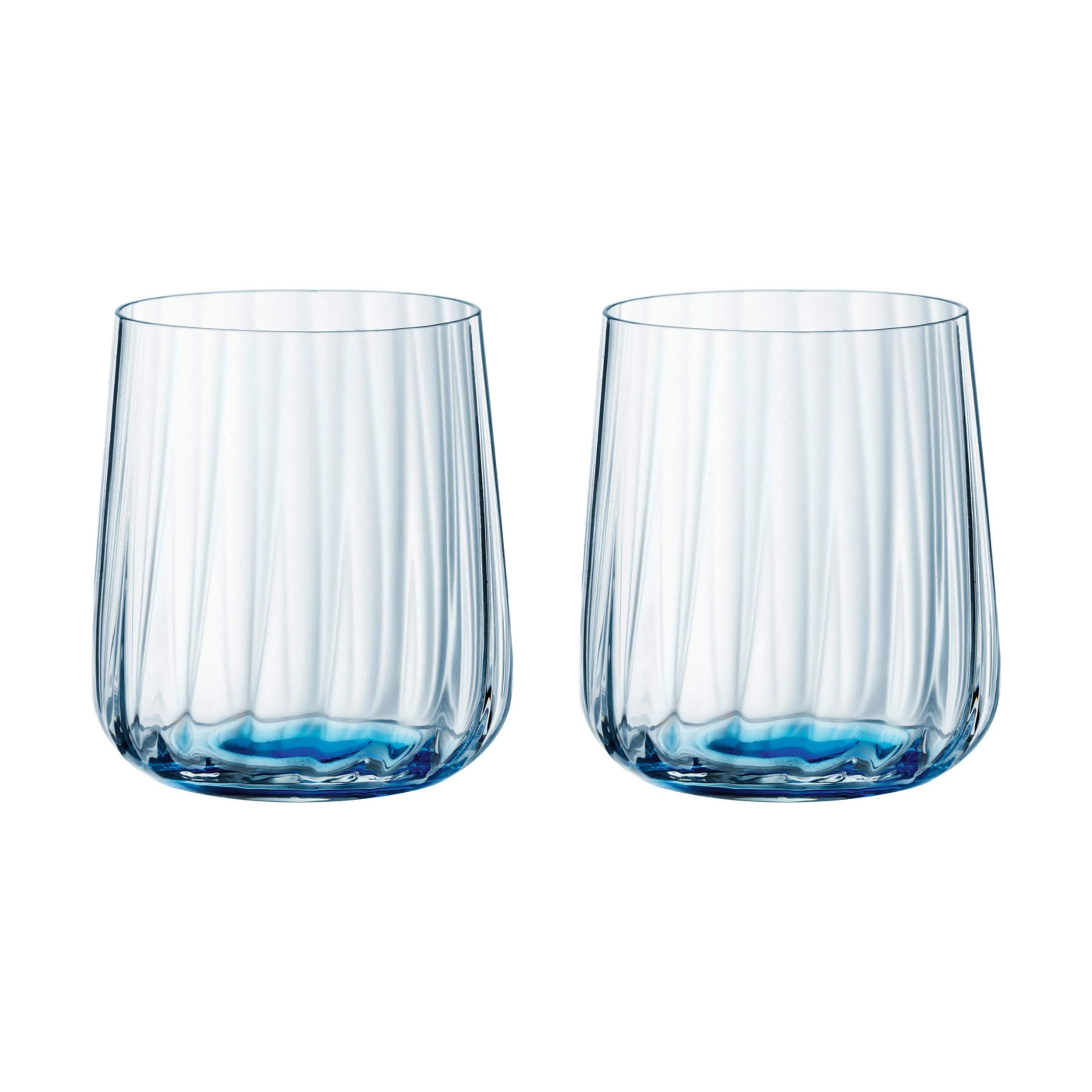 Spiegelau Vandglas Lifestyle Colour Tumblerglas - 2 stk. i klar og blå, 1