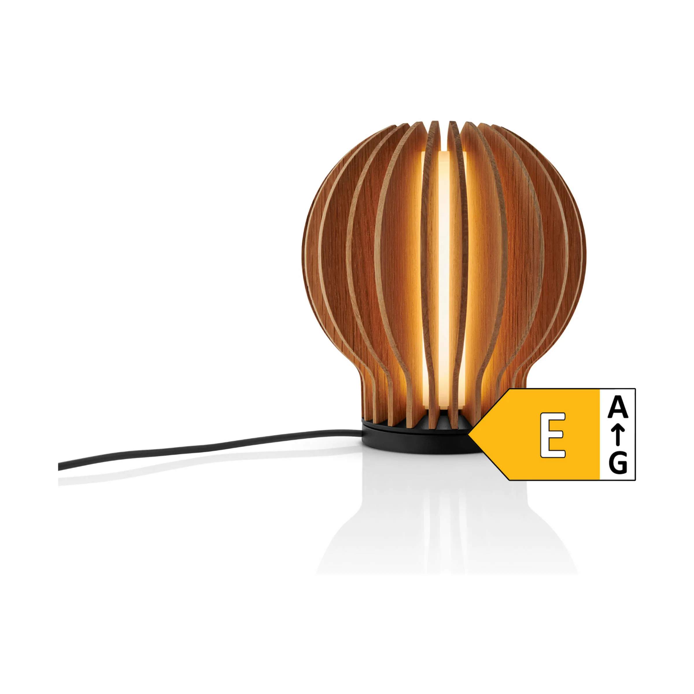 Radiant LED Lampe, oak, large