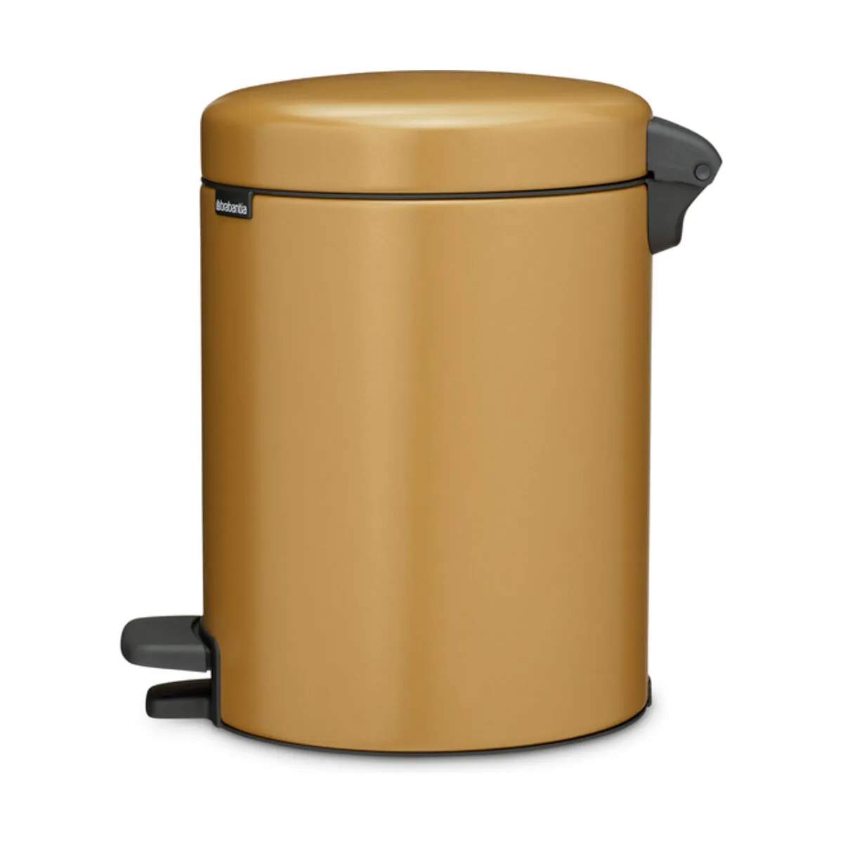 Brabantia Toiletspande NewIcon Pedalspand i Warm Gold, 5 L, 1
