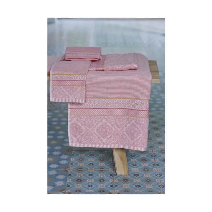 PIP Studio Håndklæder Soft Zellige Håndklæde i Pink , B55 x L100 cm, 4