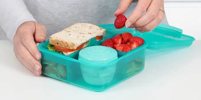 Sistema Madkasser Bento Madkasse i Grøn, 1.25 L, 3