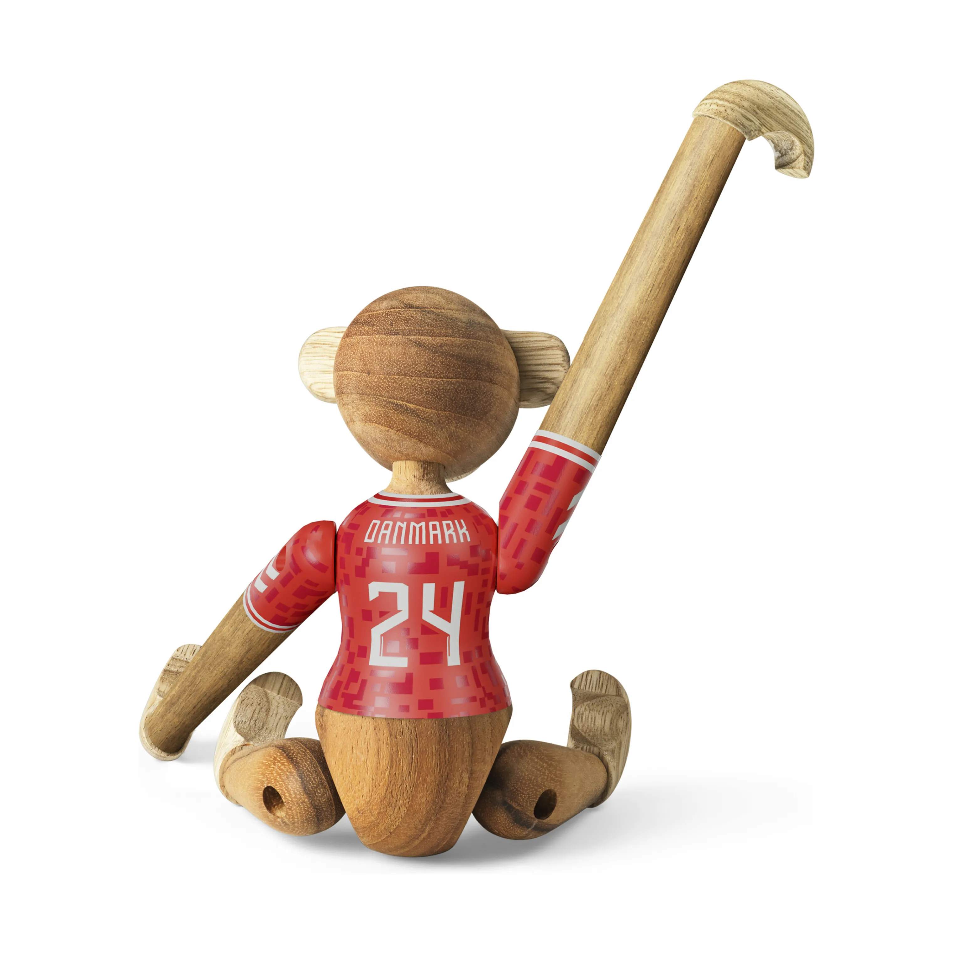 Kay Bojesen Dyrefigurer Monkey Abe x DBU Herre - Mini i Abe x DBU Herre, H 9,5 cm - Mini, 7