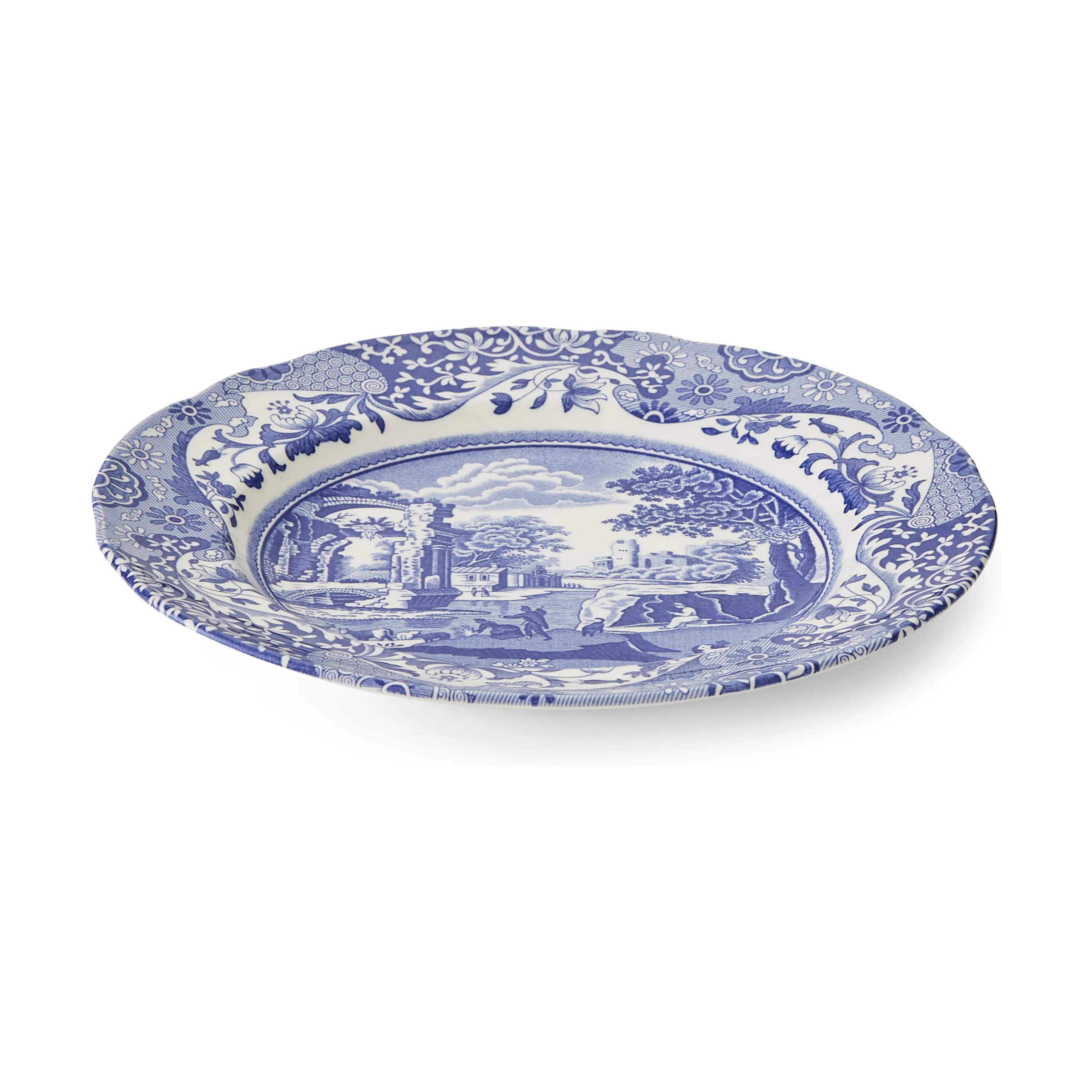 Spode Frokosttallerkener Blue Italian Blue Italien Frokosttallerken i Blå/hvid, 1