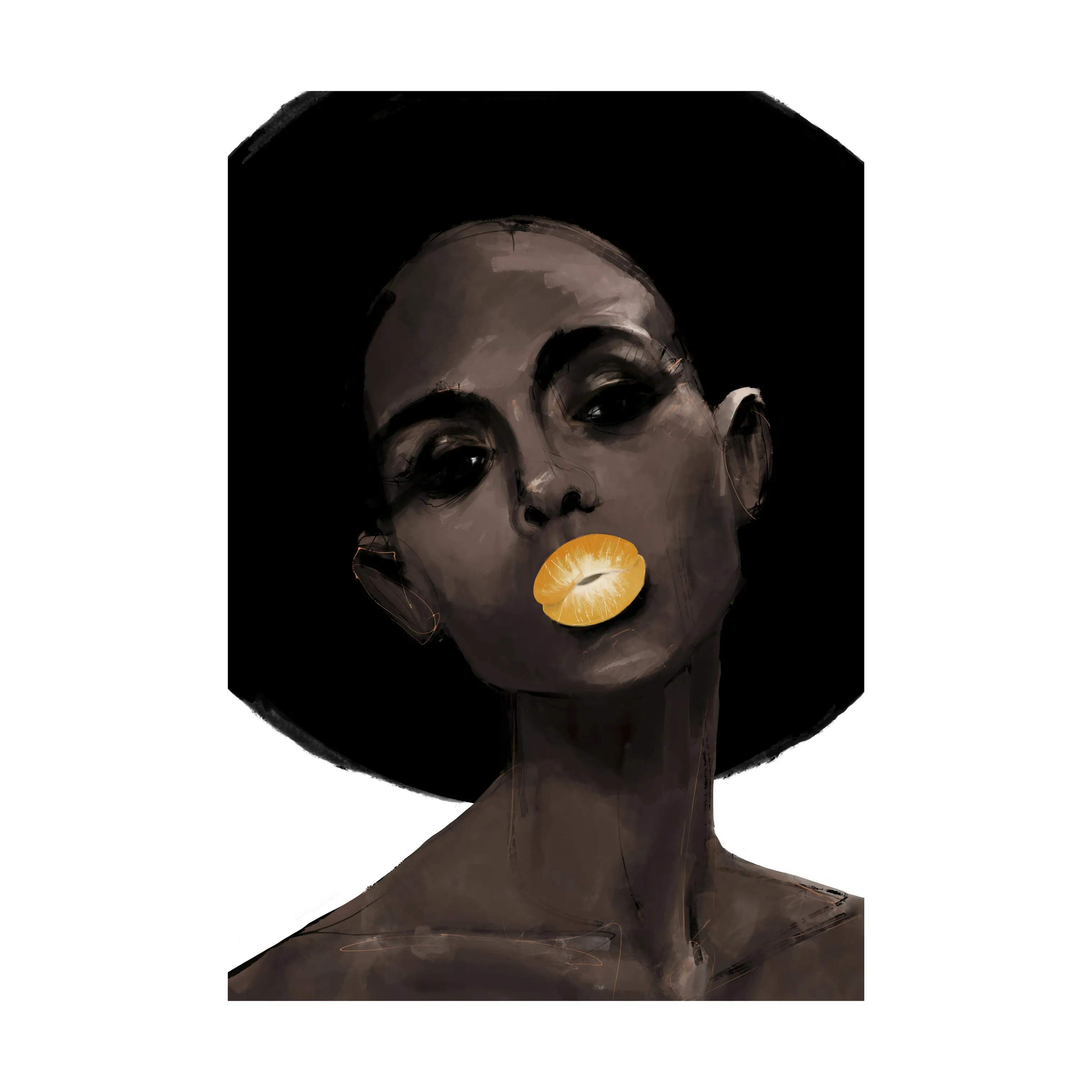 Poster&Frame Plakater Plakat Mandarin i B15 x L21 cm, 1