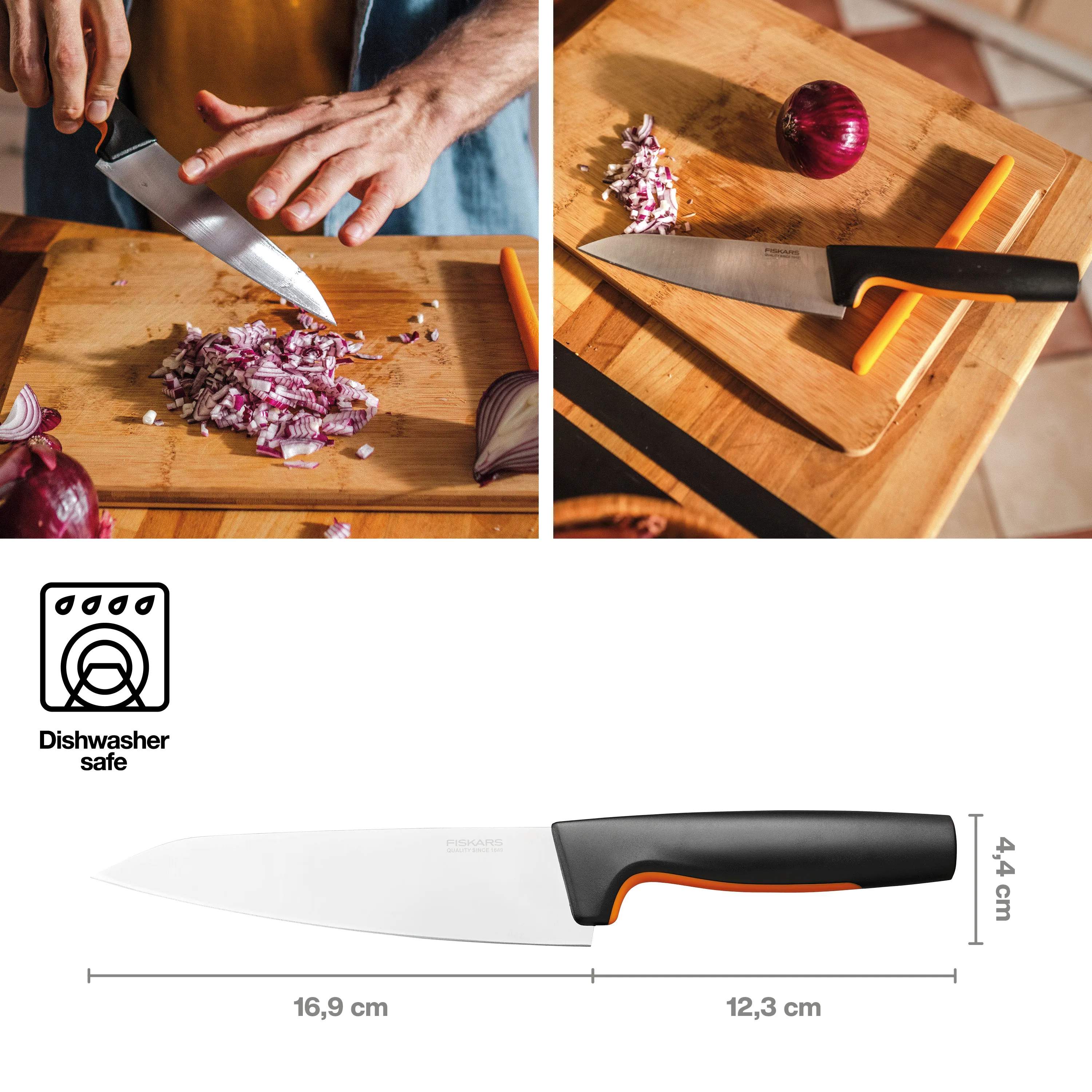 Fiskars Kokkeknive Functional Form Kokkekniv i 35,5 cm, 2