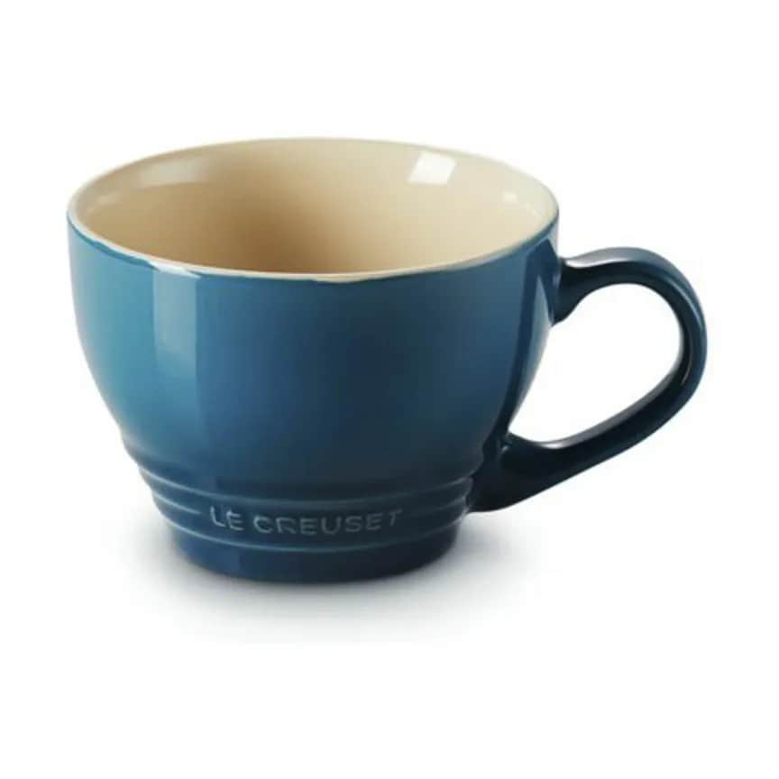 Le Creuset Krus og kopper med hank Jumbokop i Deep Teal, 1