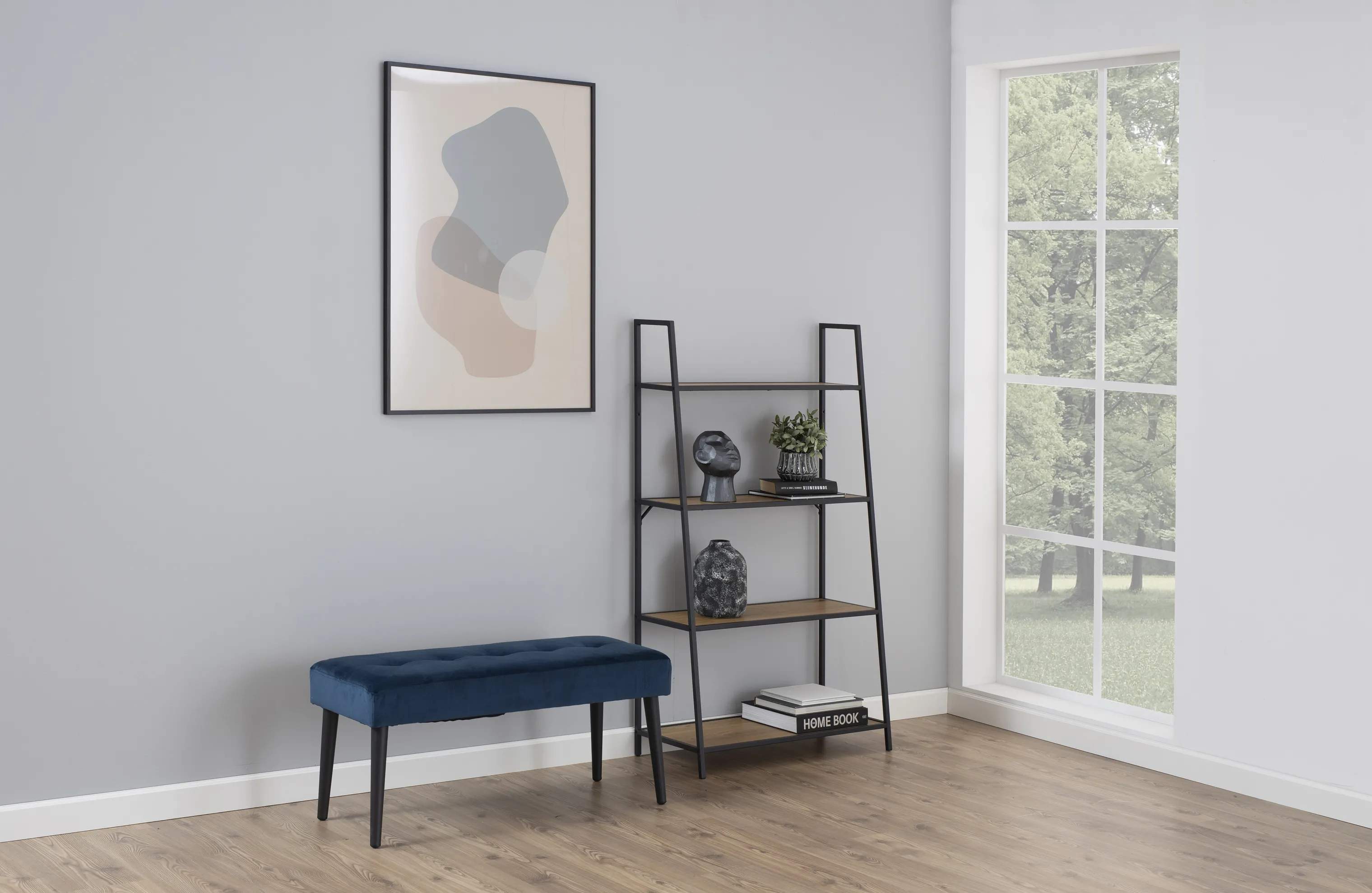 CASA Living Bænke Glory Bænk i marineblå, 3