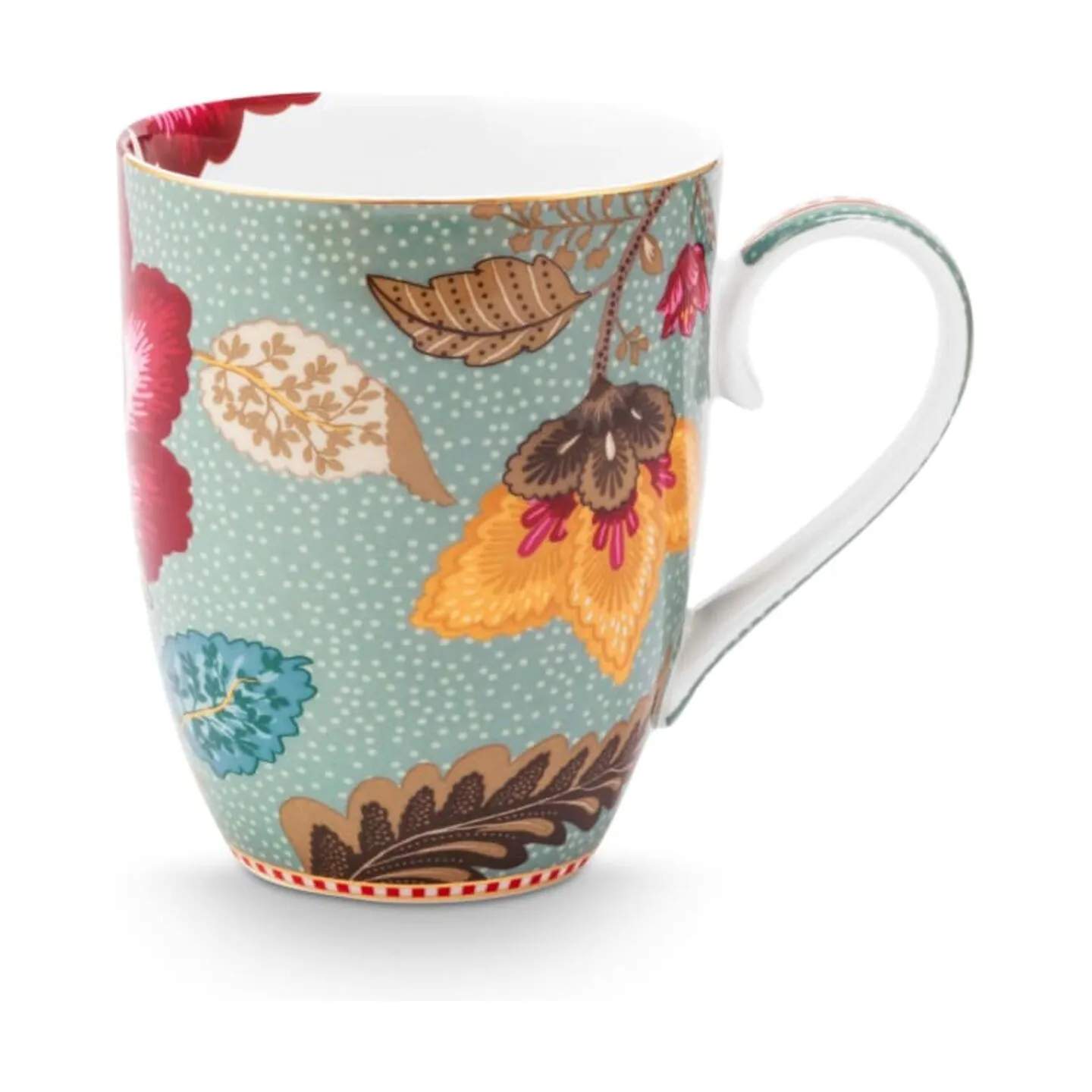 PIP Studio Krus og kopper med hank Blooming Tales Krus i multi2, 36,5 cl, 1