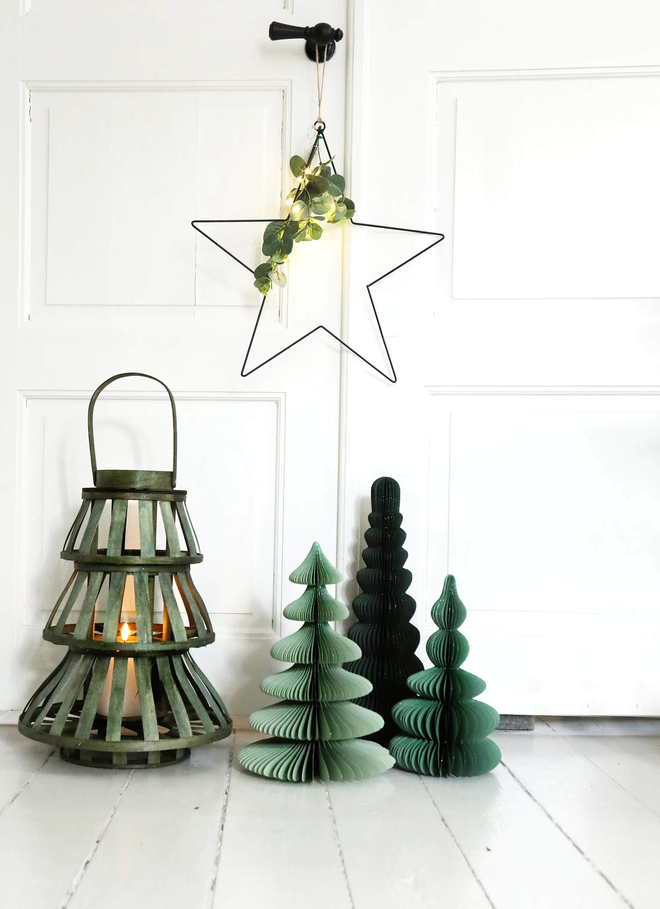 Casa Christmas Øvrigt julepynt Lanterne i Grøn, 2