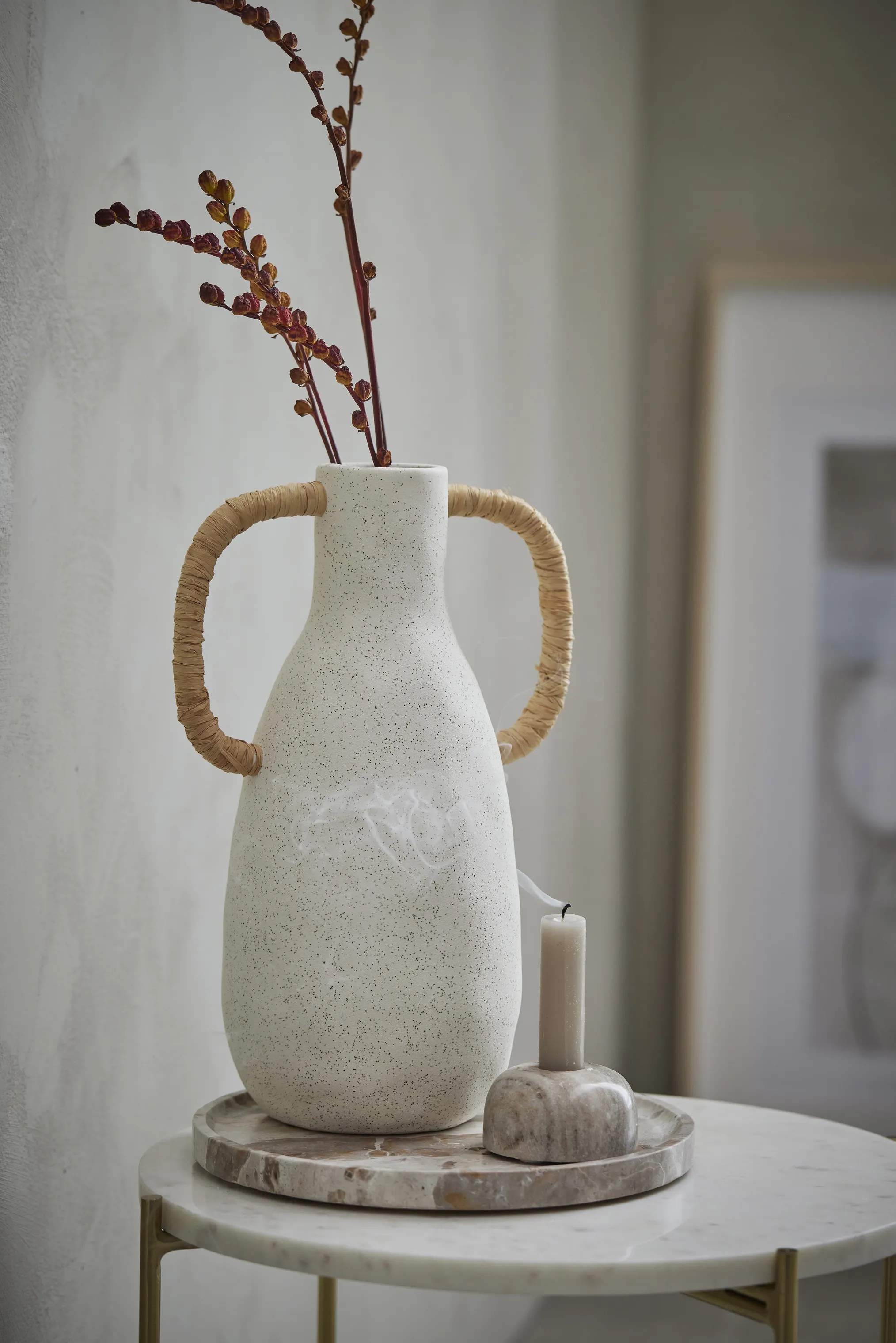 Lene Bjerre Småopbevaring Ellia Fad i Linen, 25 cm, 2
