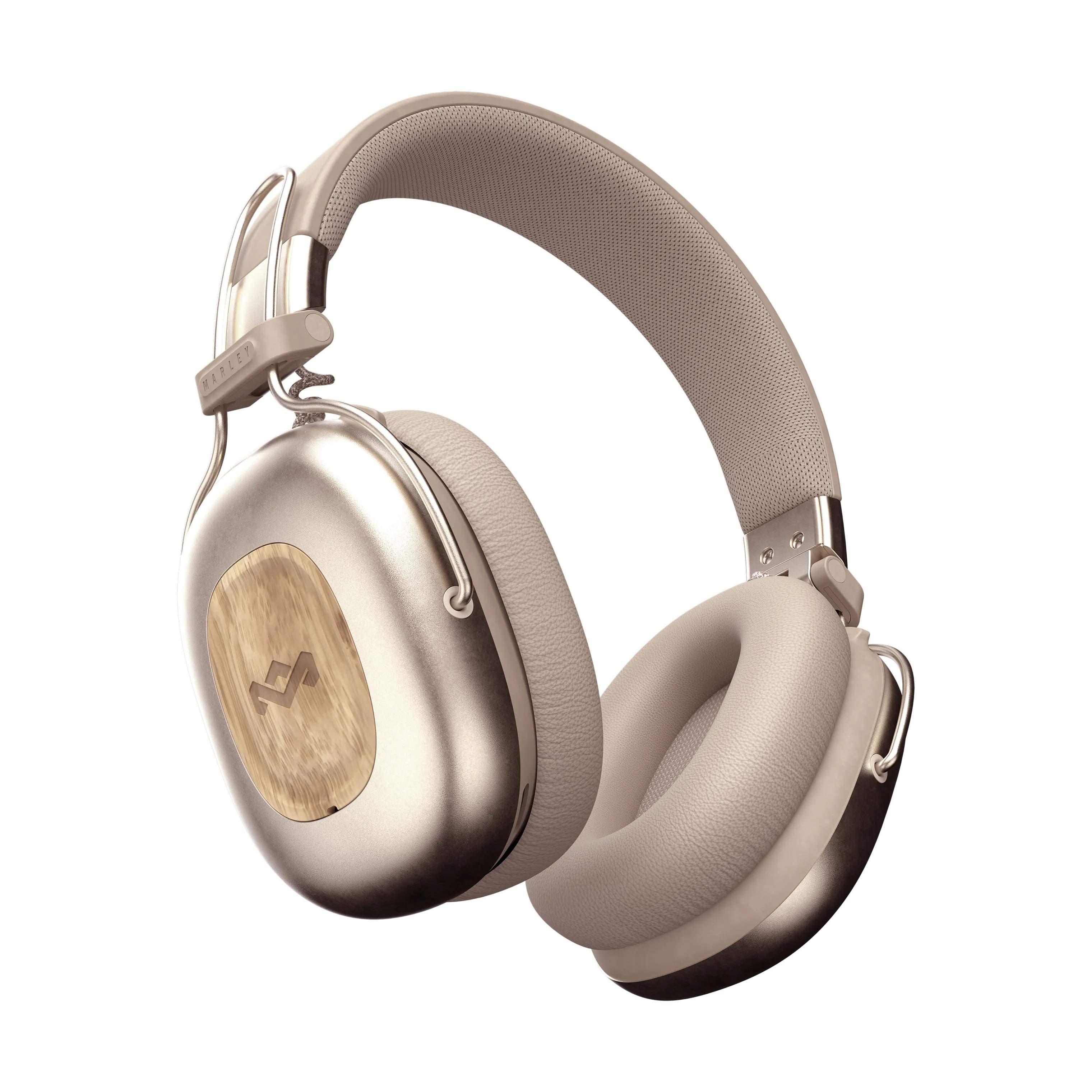 Marley Hovedtelefoner Positive Vibration Høretelefoner i Cream, 1
